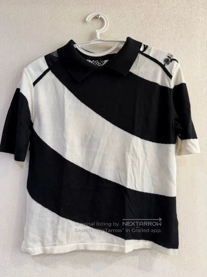 Hermes Hermes Black and white silk printed short-sleeve Size XXS / US 00 / IT 34 - 1 Thumbnail