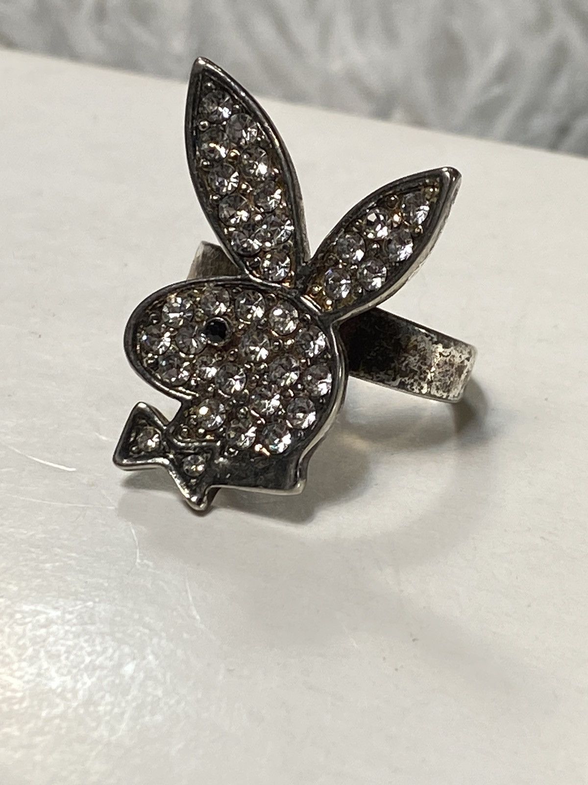 Japanese Brand × Jewelry × Vintage Vintage Playboy-Inspired Rhinestone Ring Adjustable Japan Size ONE SIZE - 2 Thumbnail