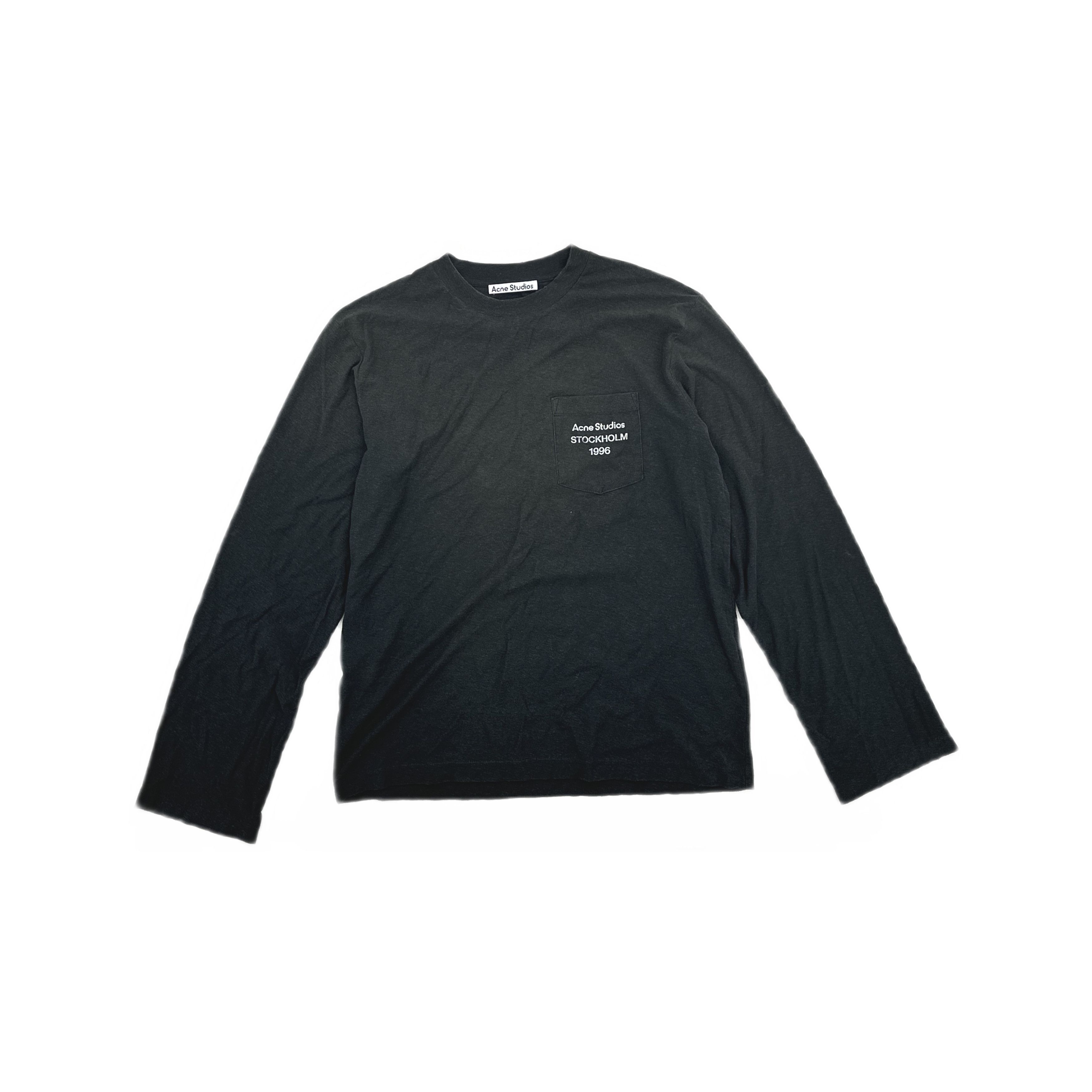 Acne Studios Acne Studios 1996 Logo Long Sleeve T-Shirt Size S Size US S / EU 44-46 / 1 - 1 Thumbnail