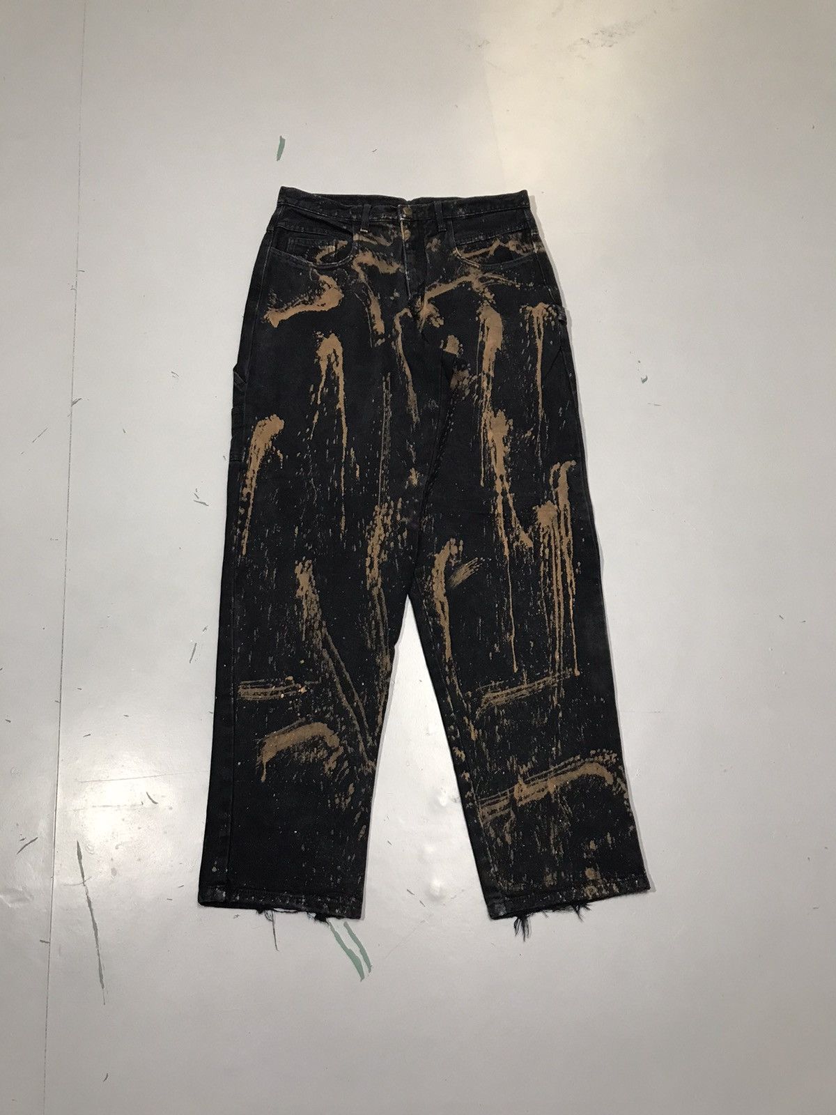 Karl Kani Vintage Karl Kani bleached splatter carpenter denim Size US 32 / EU 48 - 1 Thumbnail