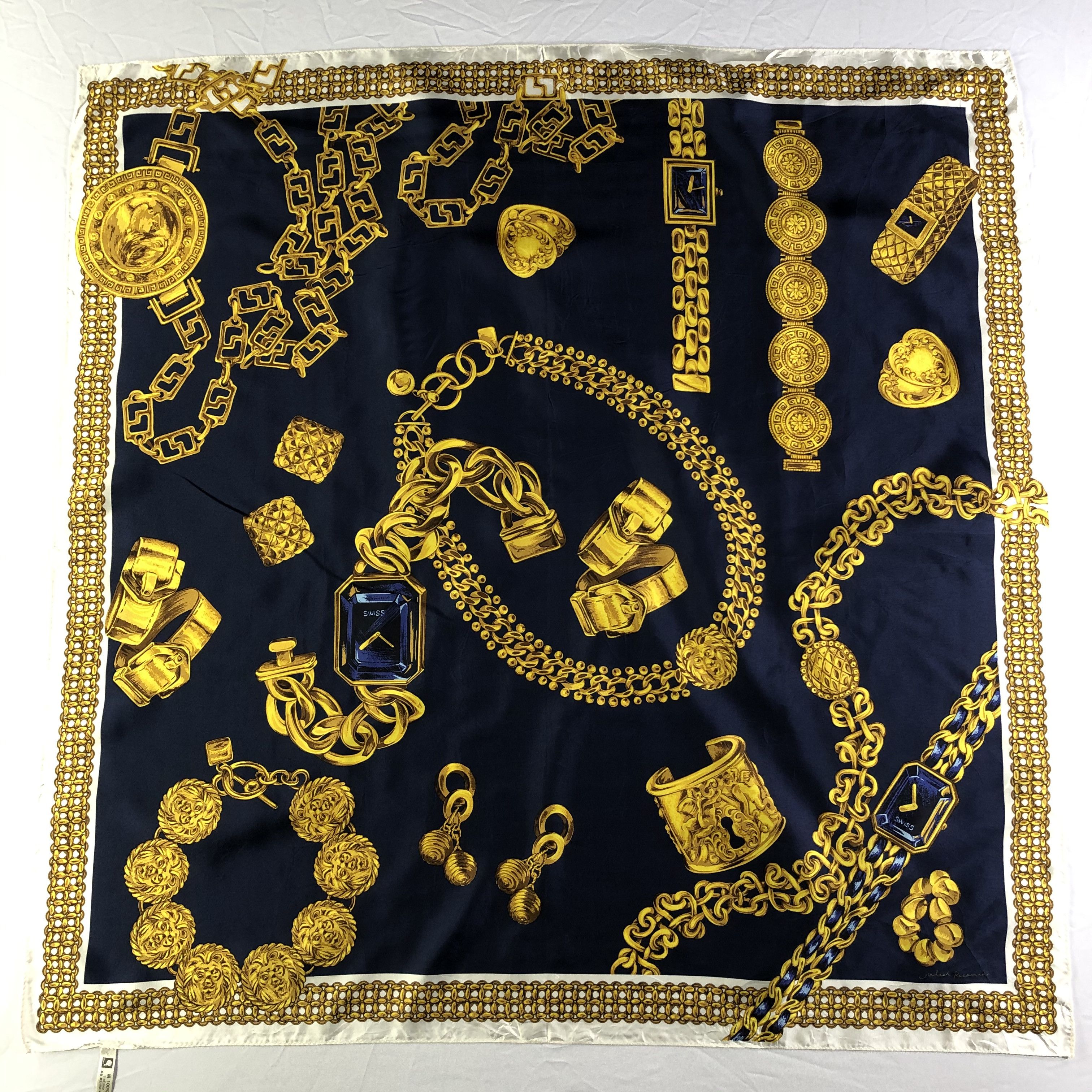 Vintage Vintage Juliet Recamier Silk Scarf Size ONE SIZE - 2 Thumbnail