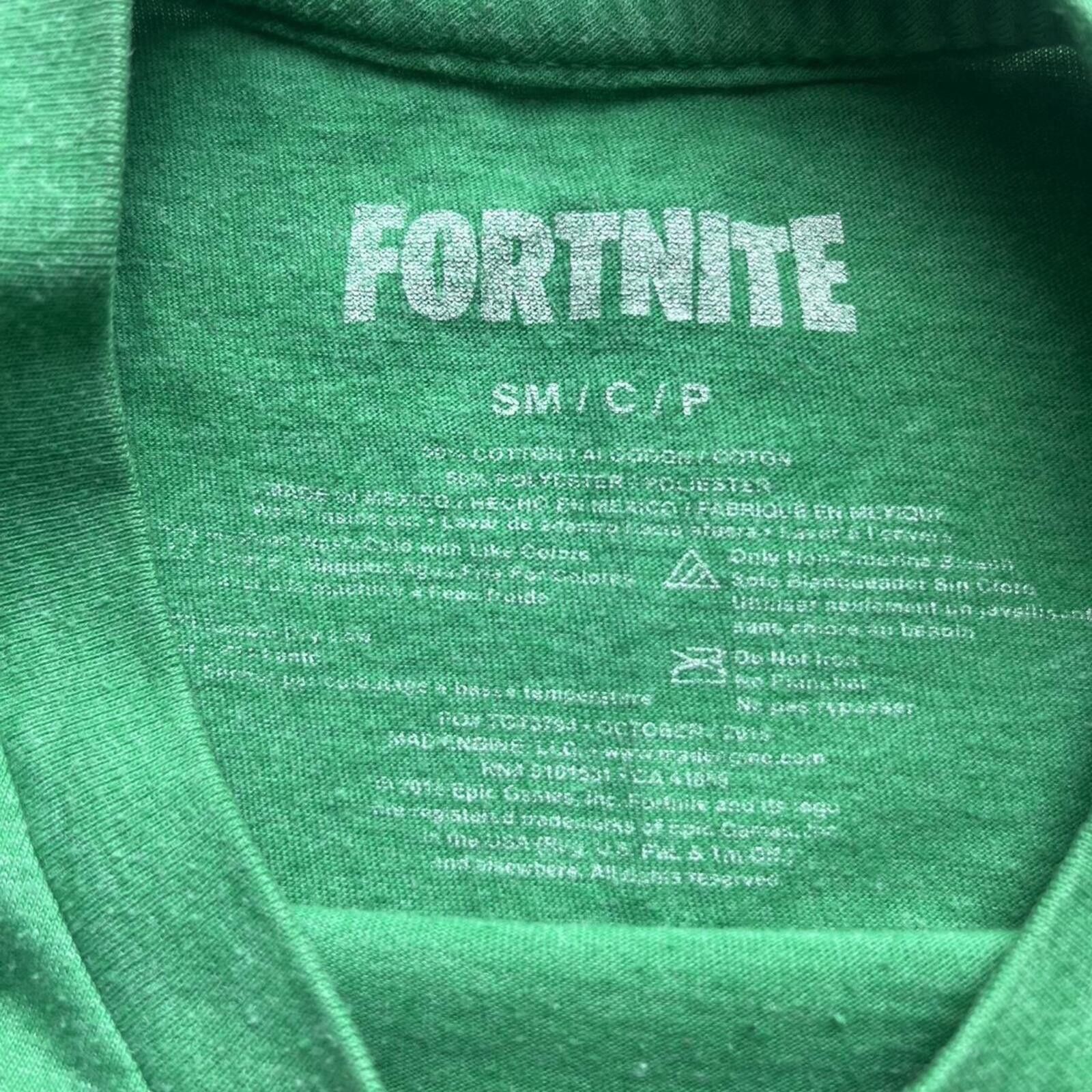Other Fortnite T-Rex Loot Chest Green Graphic T-Shirt Size US XXS / EU 40 - 4 Thumbnail
