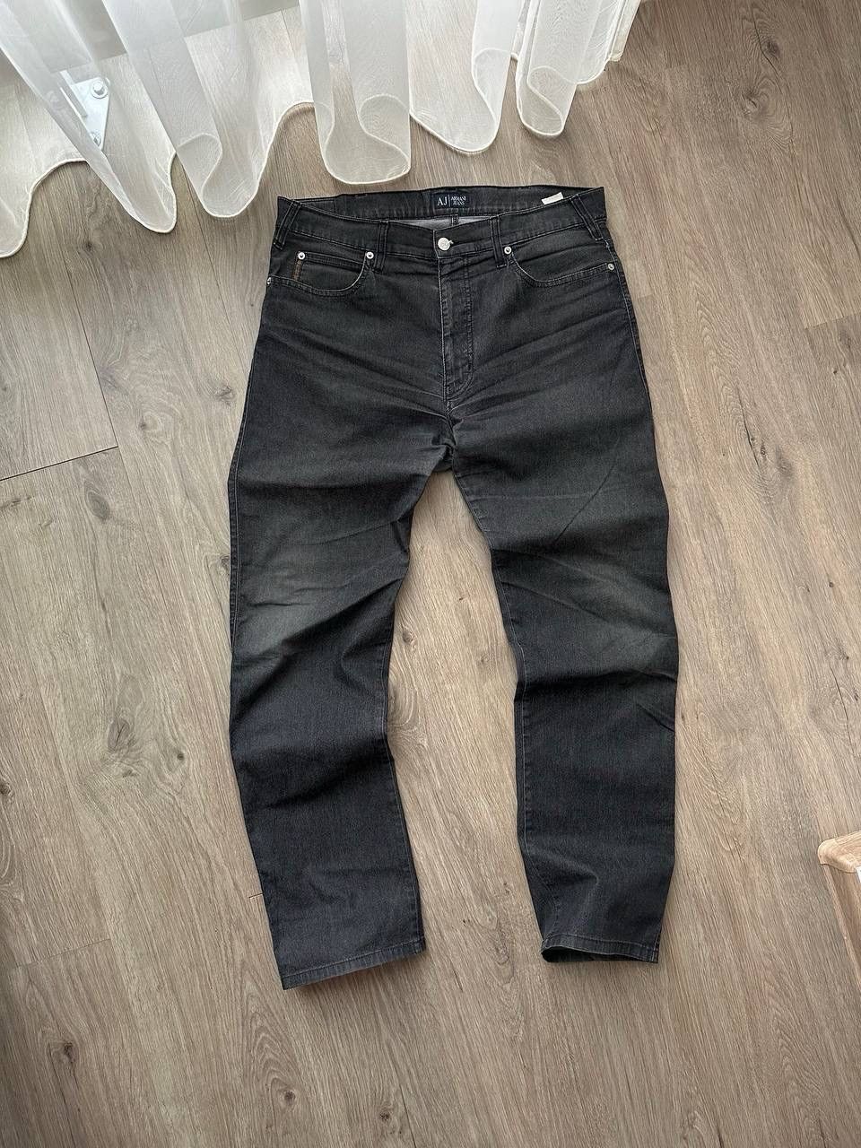 Armani × Vintage Vintage Armani Jens Gray Faded Big Tab Pants Size US 36 / EU 52 - 12 Thumbnail