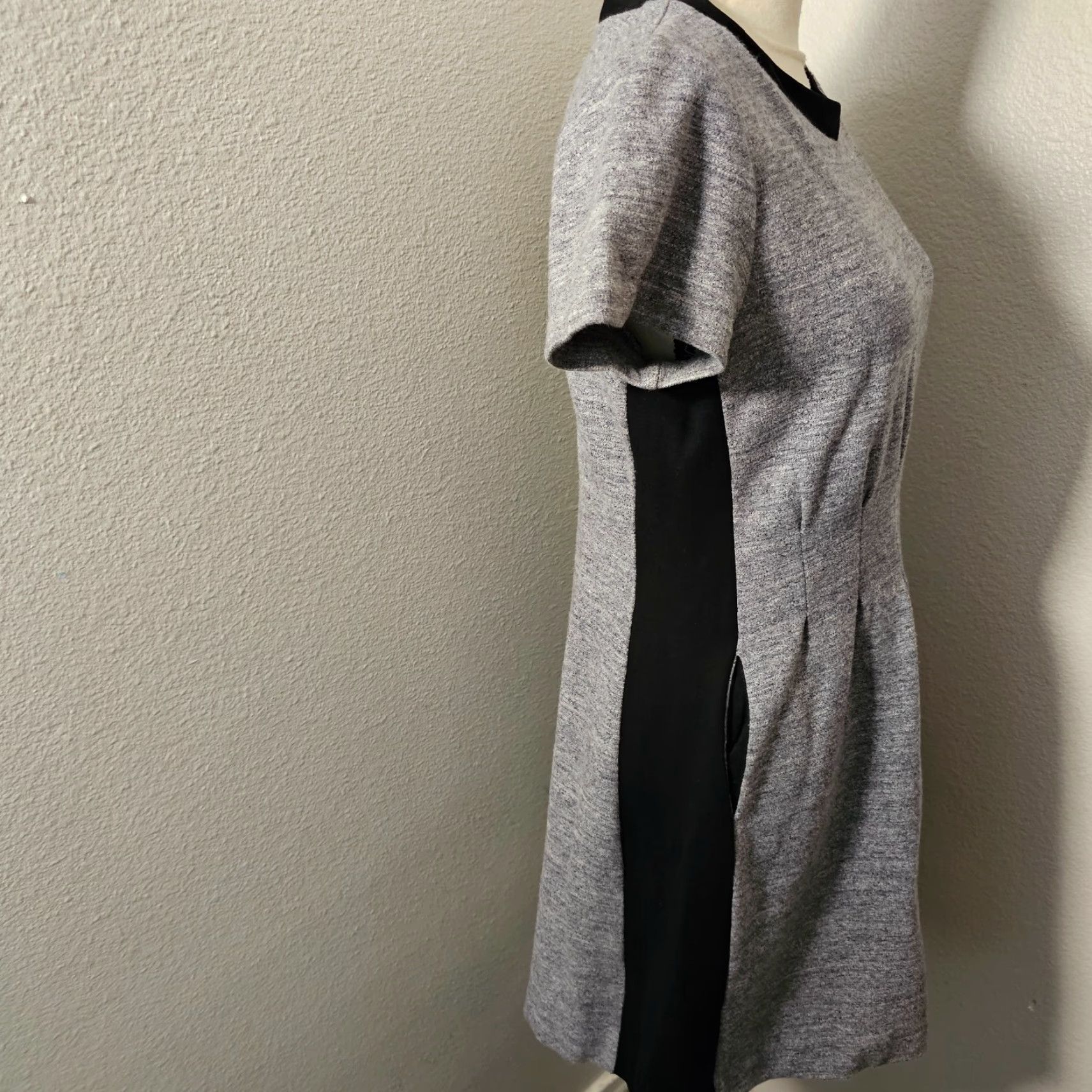 Madewell Madewell Dress Color Block Short Sleeve Fit and Flare Size 30" / US 8 / IT 44 - 6 Thumbnail