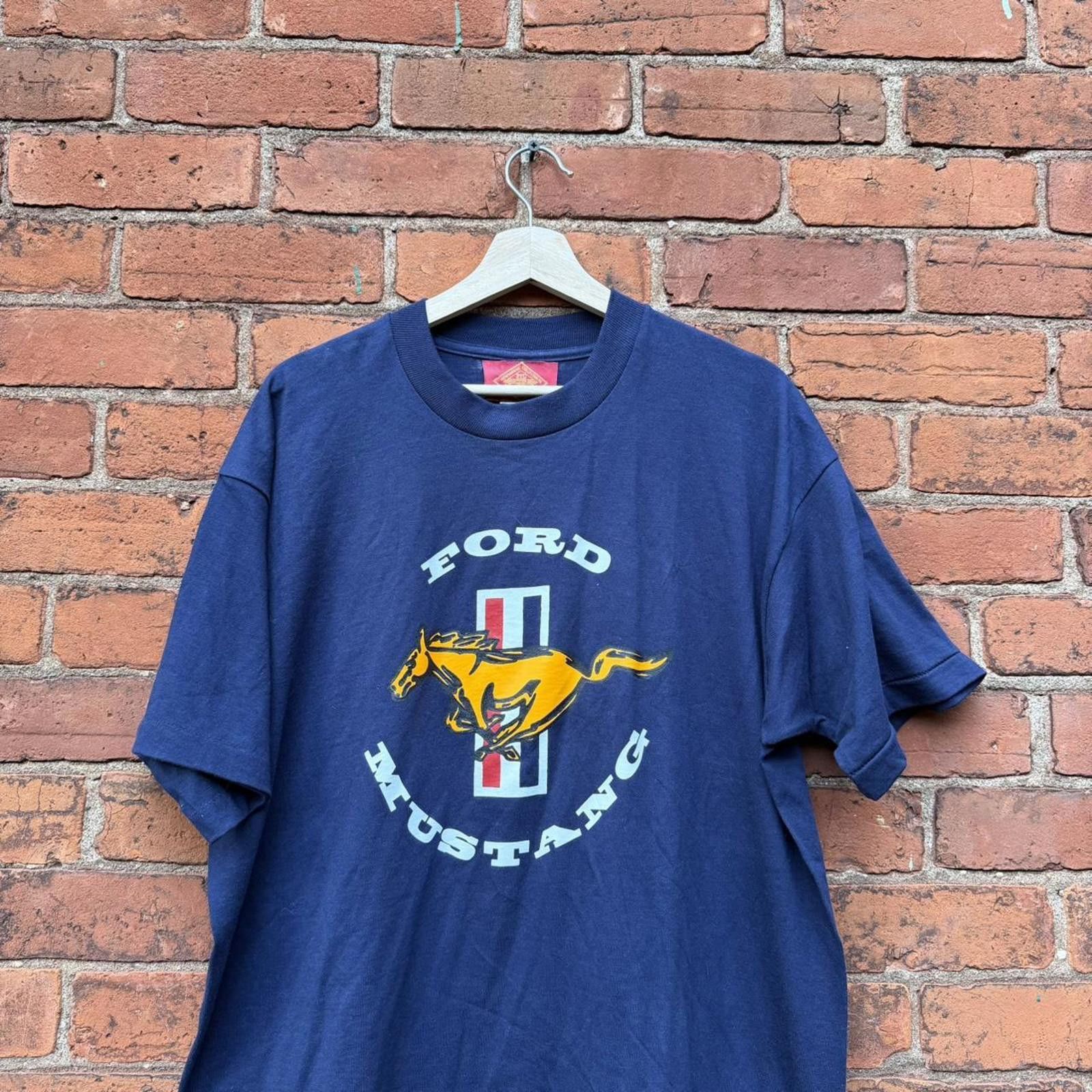 Fruit Of The Loom vintage ford mustang t shirt 90s XL Size US XL / EU 56 / 4 - 3 Thumbnail