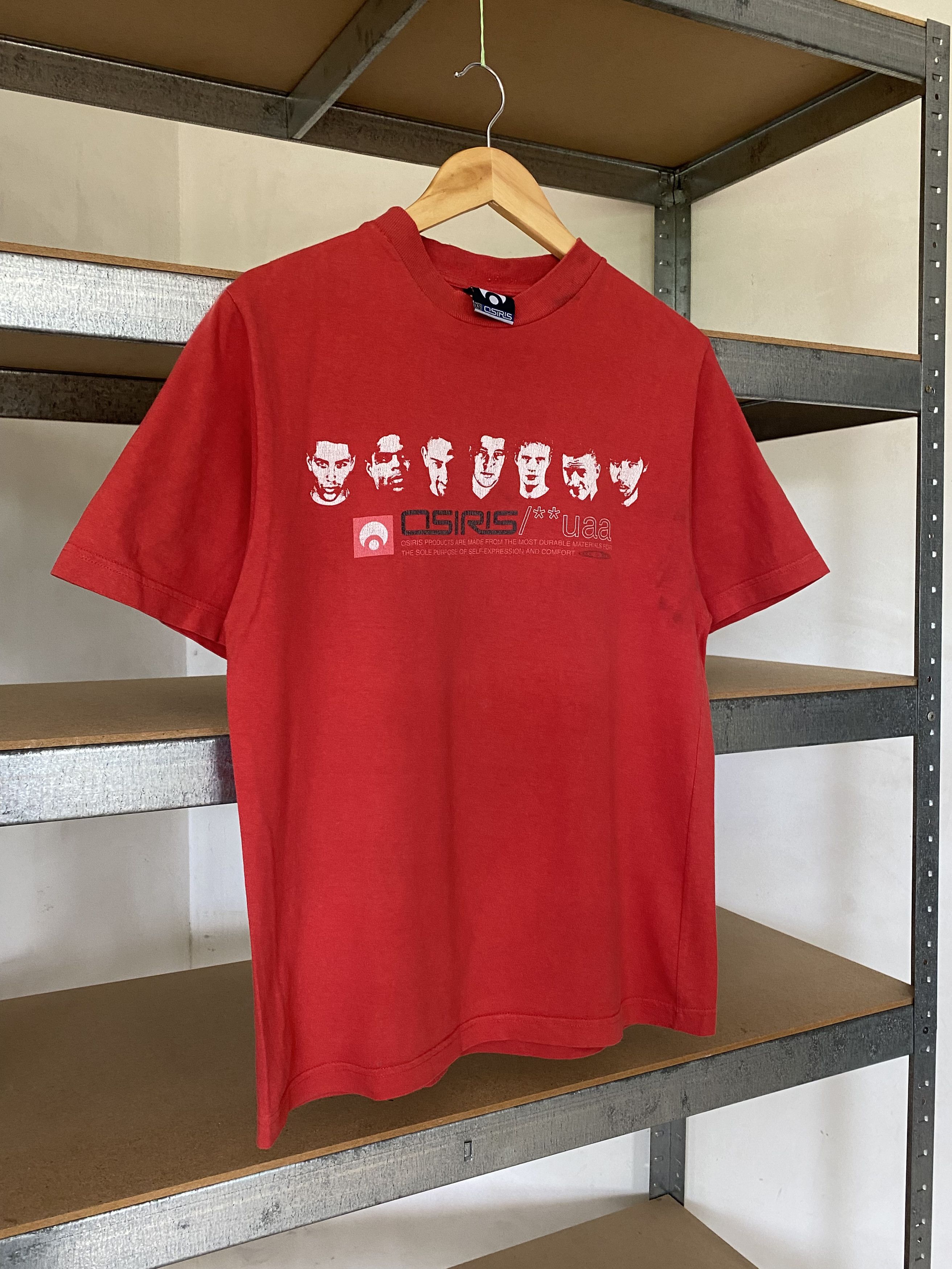 Osiris Osiris Vintage 90s Uaa Skateboarding Red Tee Size US XS / EU 42 / 0 - 5 Thumbnail