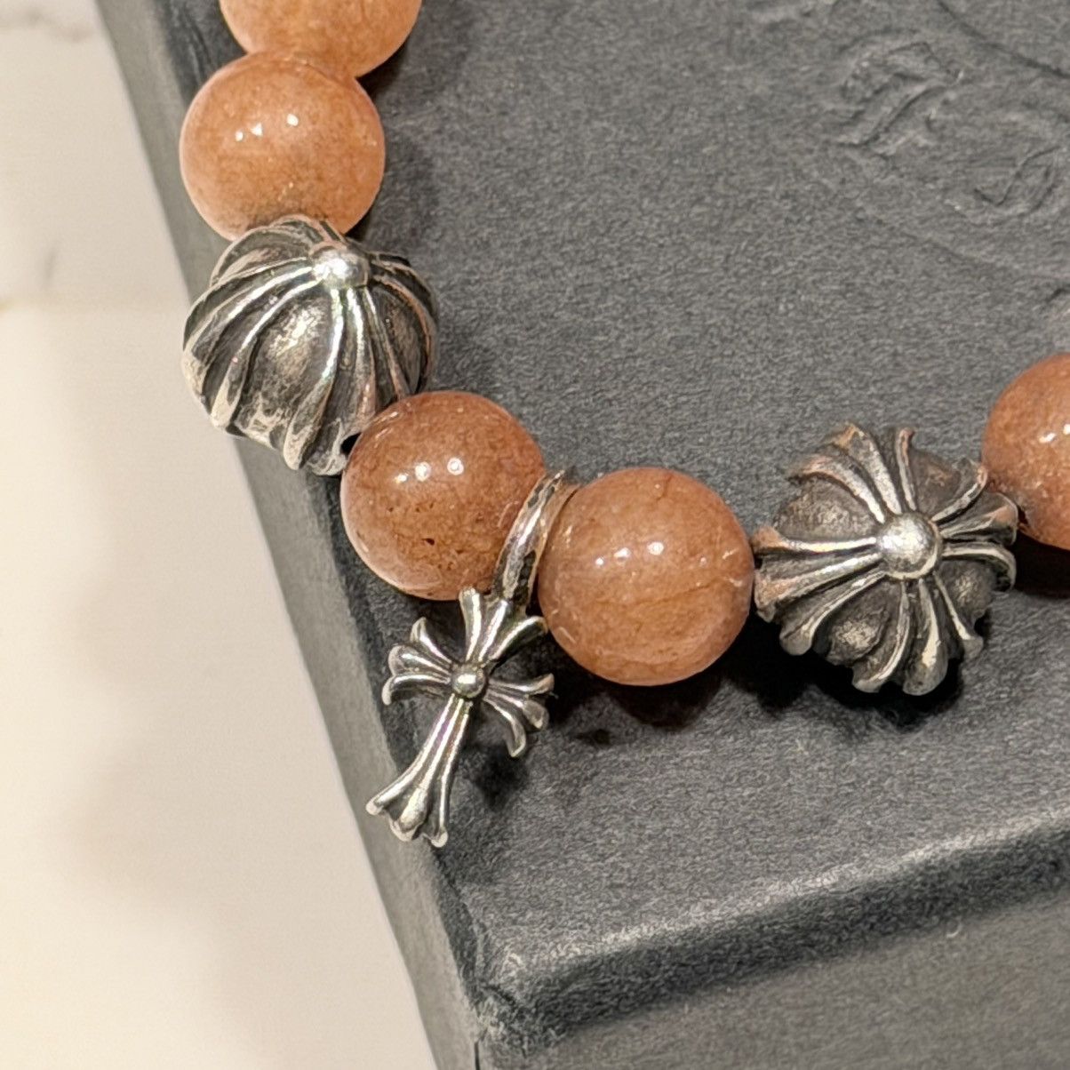 Chrome Hearts Chrome Hearts Bead Cross Bracelet Size ONE SIZE - 3 Thumbnail