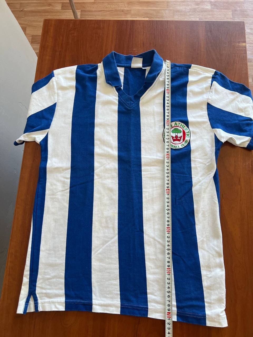 Other 1978 WIGAN ATHLETIC OFFICIALL REMAKE SOCCER FOOTBALL SHIRT Size US L / EU 52-54 / 3 - 15 Thumbnail