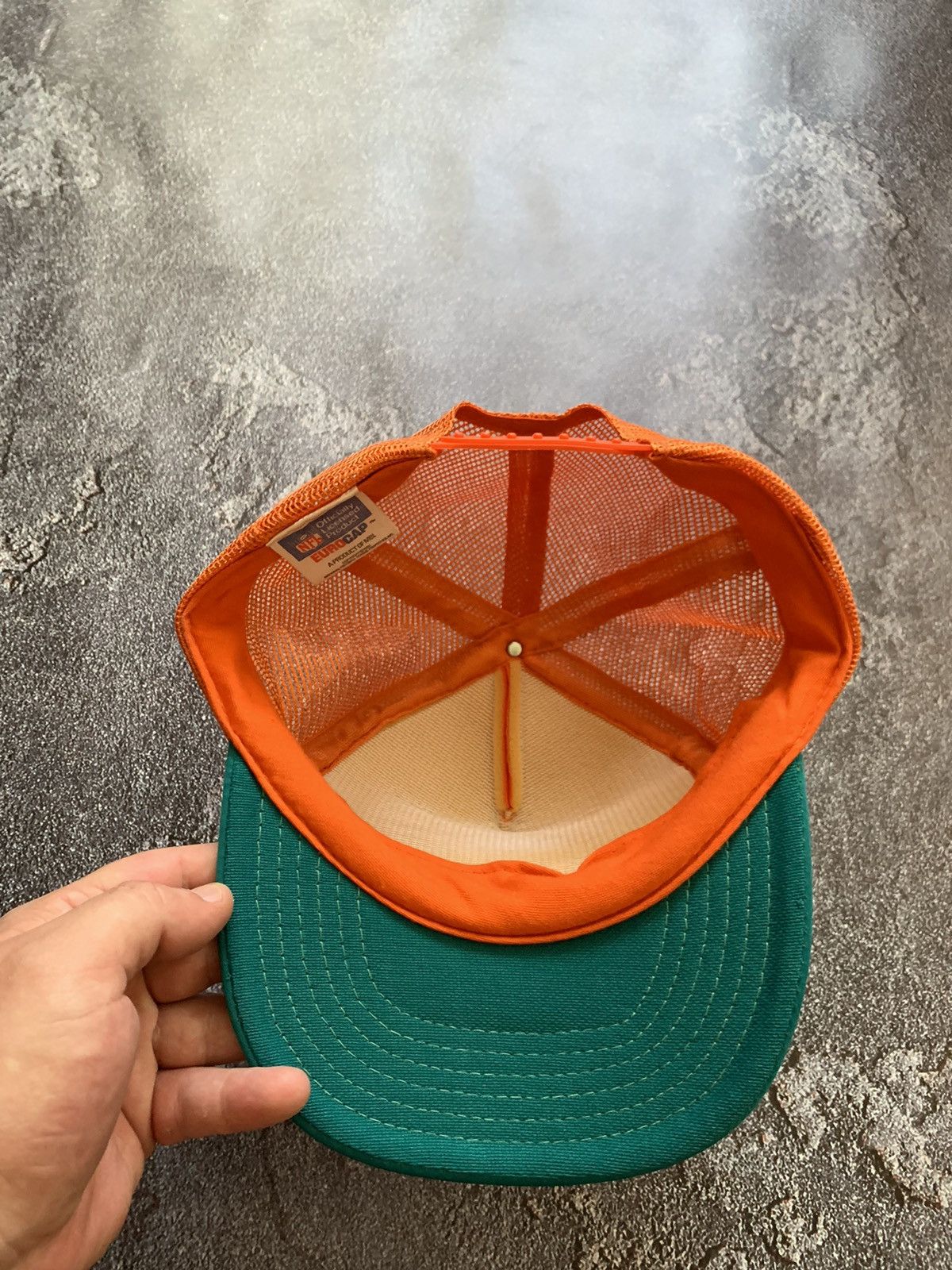 NFL × Vintage VTG 80’s Miami Dolphins EuroCap 1980 Trucker Hat/Cap Size ONE SIZE - 6 Thumbnail
