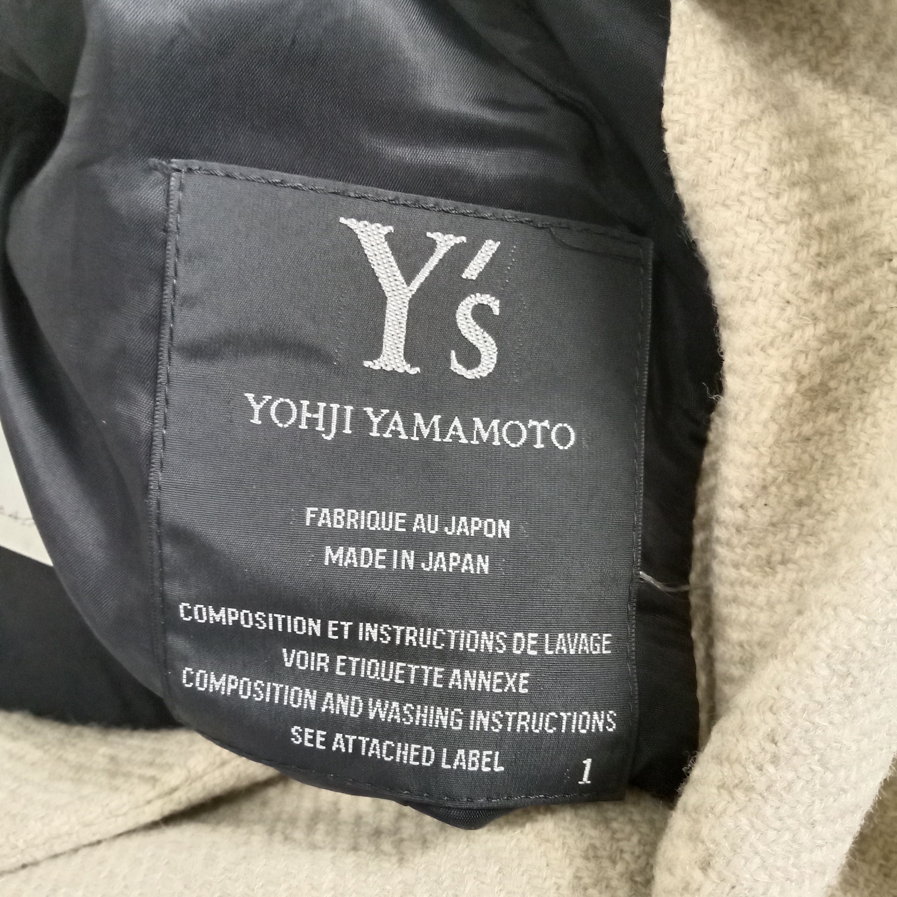 Vintage × Y's × Yohji Yamamoto Y's by Yohji Yamamoto Japanese Designer Blazer Size 38S - 4 Thumbnail