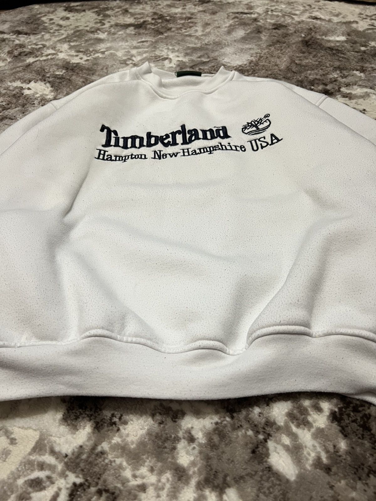 Timberland × Vintage 90s Vintage Timberland Sweatshirts Size US XL / EU 56 / 4 - 7 Thumbnail