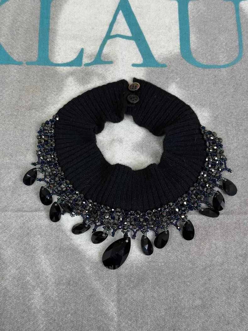 Undercover Undercover Gemstone Beaded Knit Collar Size ONE SIZE - 2 Thumbnail
