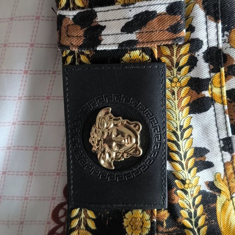 Versace Versace Leopard print jeans Size US 27 - 1 Thumbnail