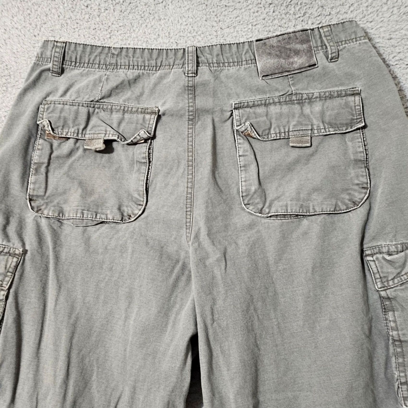 Harley Davidson Vintage Harley Davidson Cargo Convertible Pants Mens Size 36x30 Gray Cotton Size US 36 / EU 52 - 3 Thumbnail