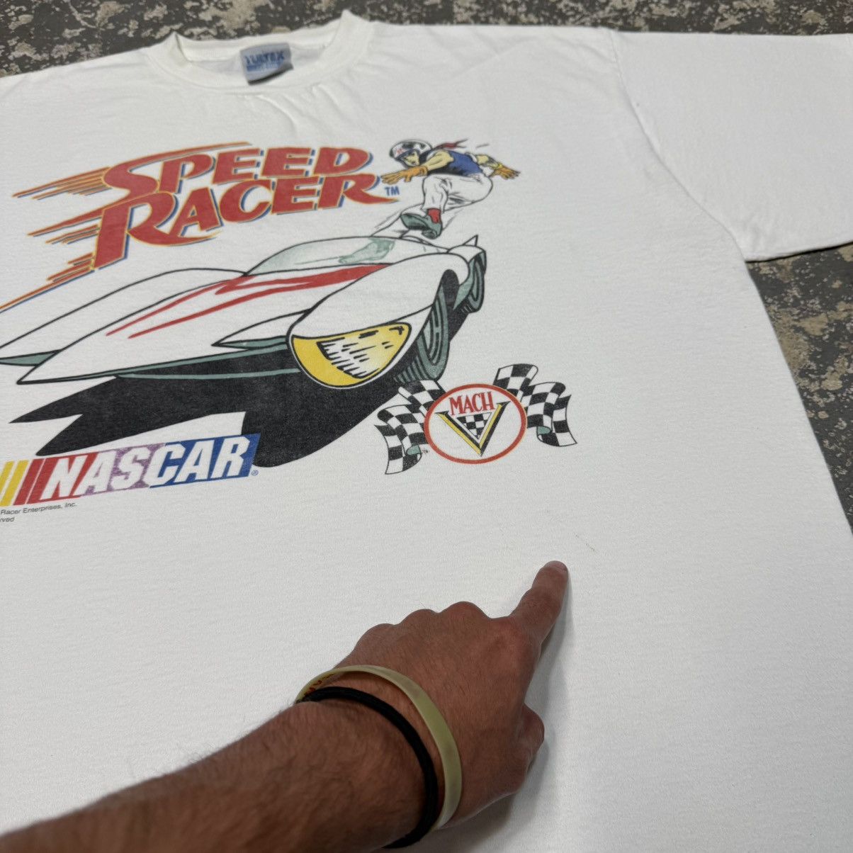 NASCAR Vintage Speed Racer Nascar Racing Tshirt Size US XL / EU 56 / 4 - 11 Thumbnail