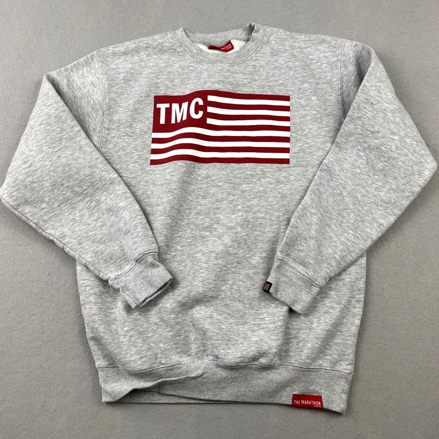 Vintage The Marathon Continues Sweatshirt Men Medium Gray TMC Nipsey Hustle Run A Lap M Sweatshirt Pullover Crew Neck Hip Hop Logo Size US M / EU 48-50 / 2 - 2 Thumbnail