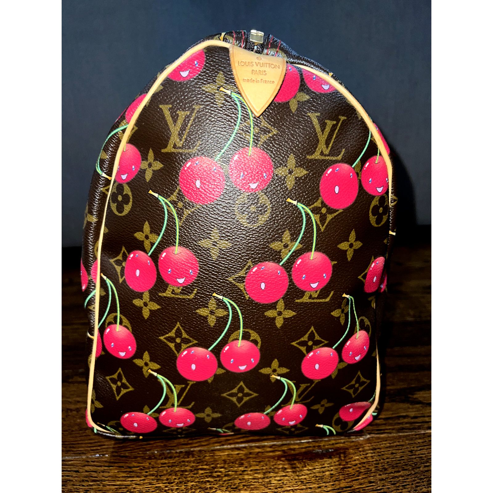 Louis Vuitton Louis Vuitton Keepall Takashi Cherry Monogram Travel Bag Size ONE SIZE - 6 Thumbnail