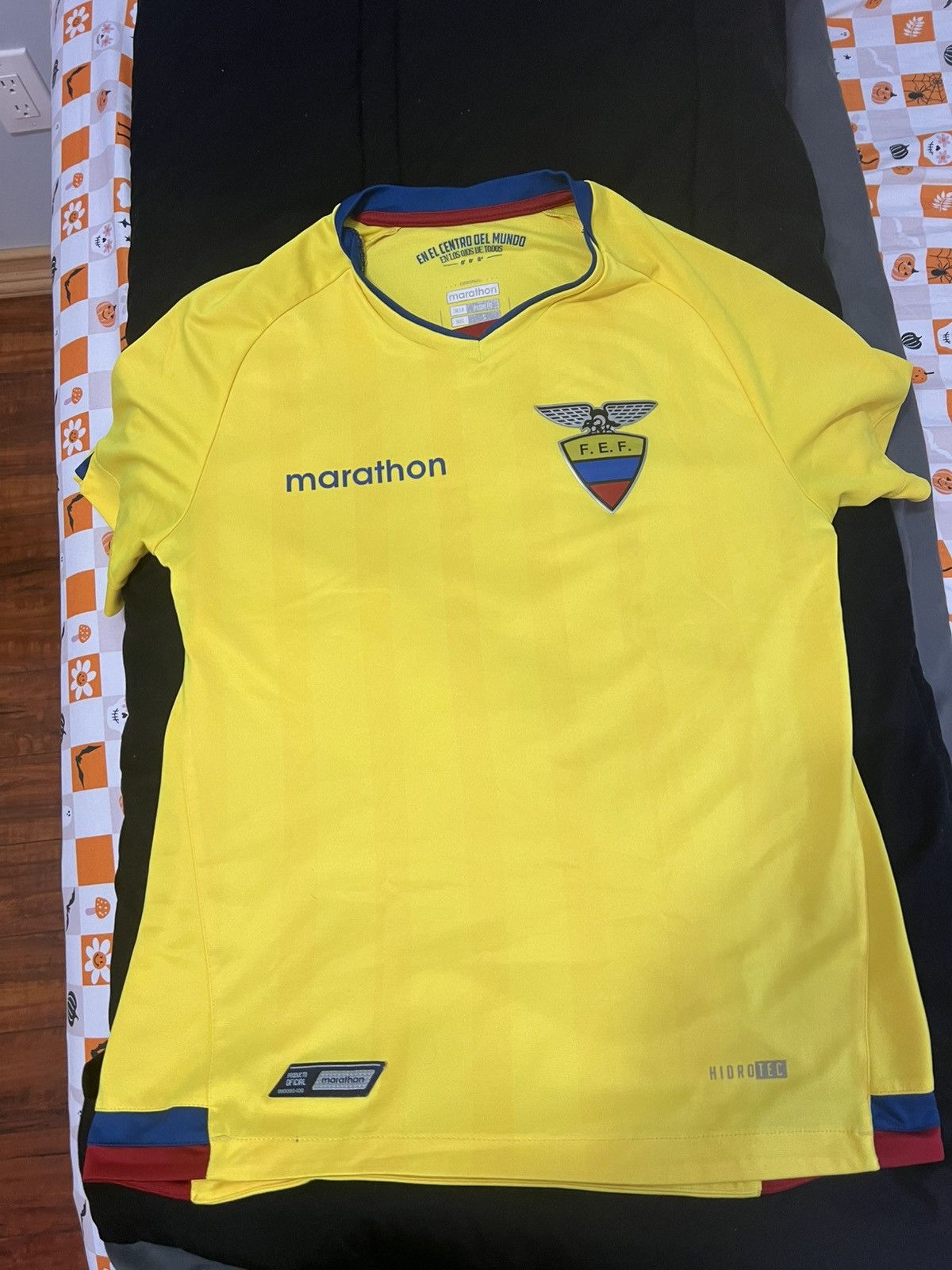 Vintage 2017 Ecuador home jersey Size US S / EU 44-46 / 1 - 1 Thumbnail