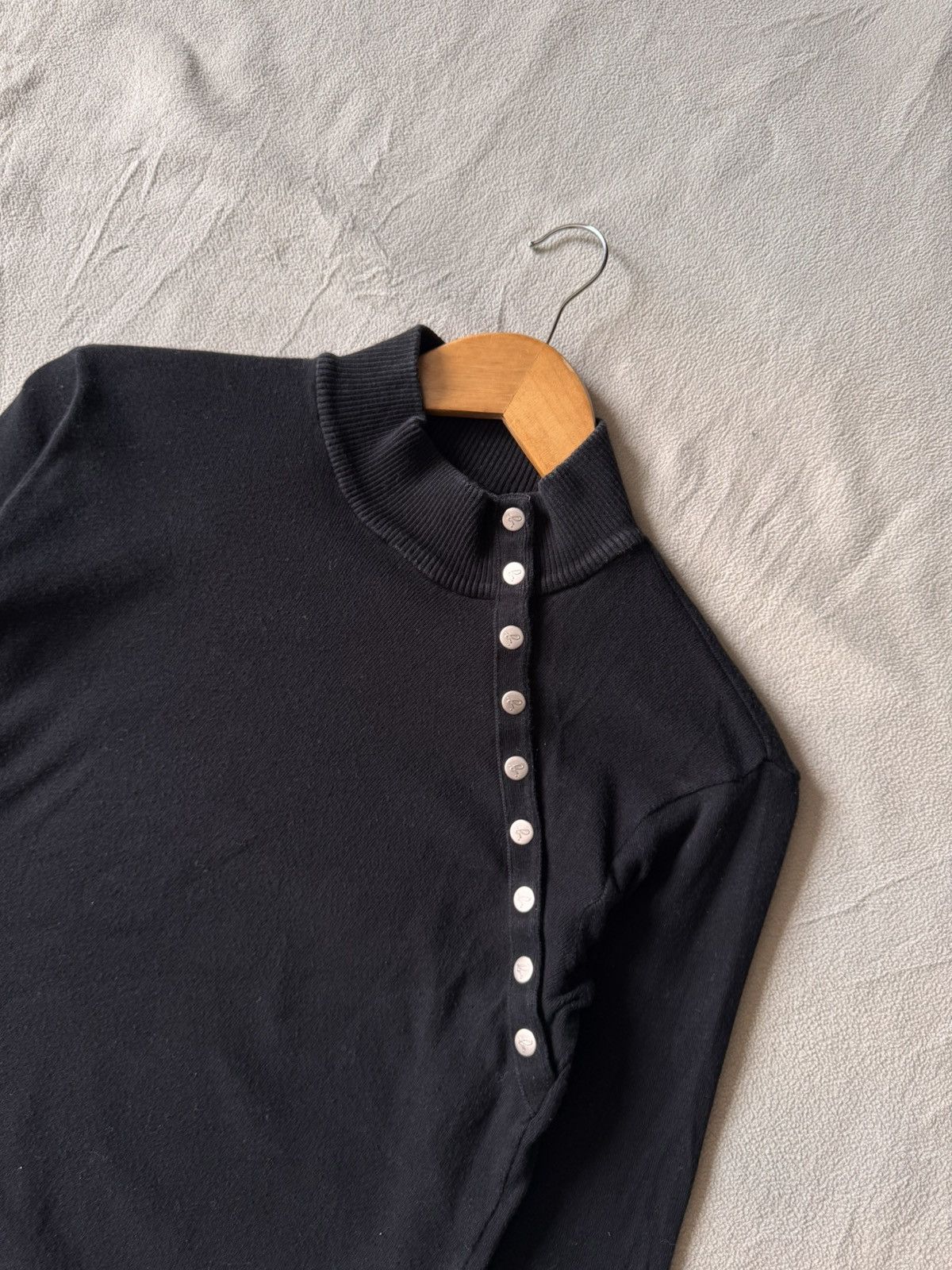 agnes b. Agnès b. Asymmetrical Snap-Button knit Size S / US 4 / IT 40 - 2 Thumbnail