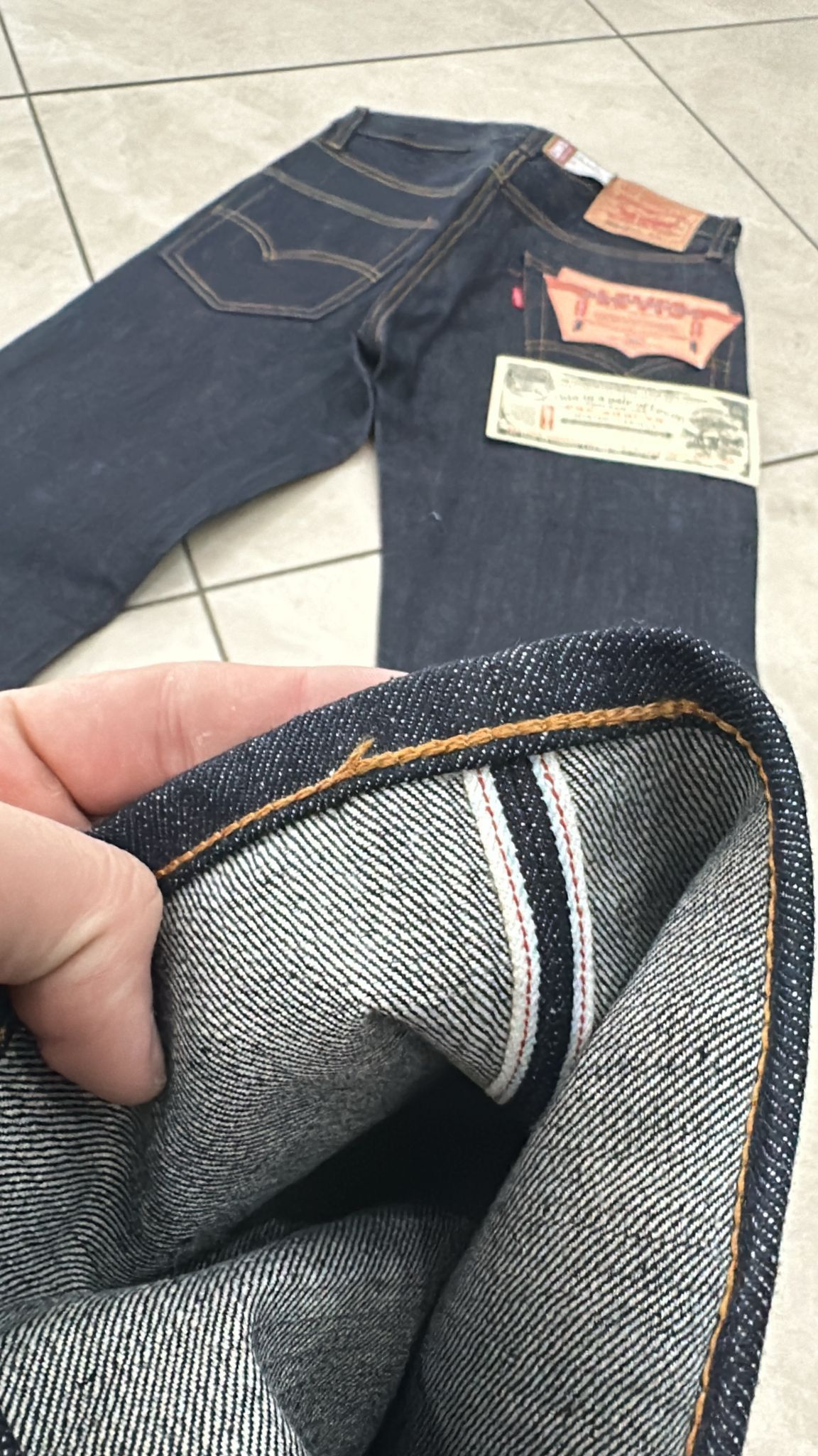 Levi's Vintage Clothing LVC Levi's Vintage Clothing 1967 505-0217 Selvedge Jeans RAW Size US 28 / EU 44 - 5 Thumbnail