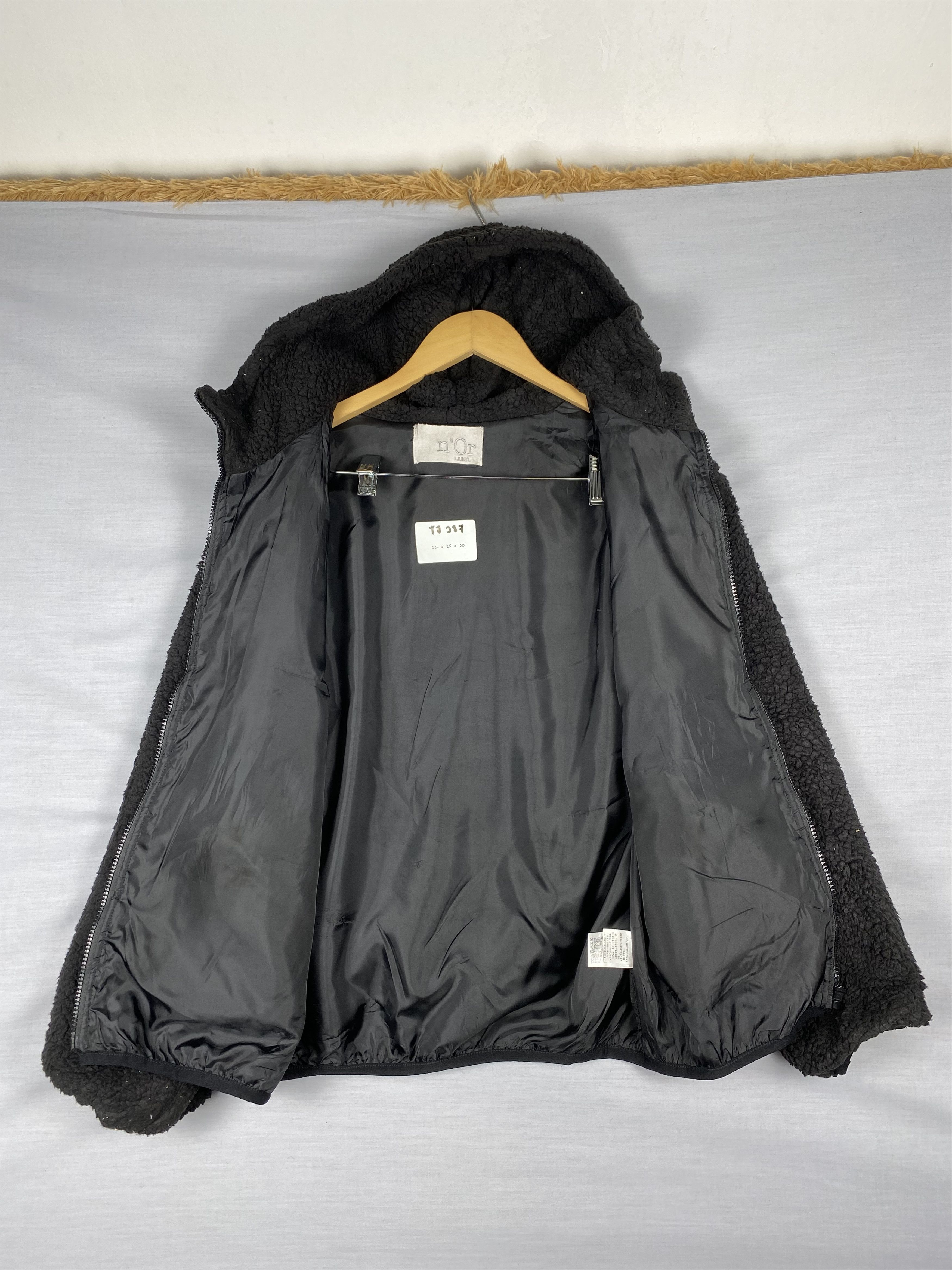 Japanese Brand Vintage N`Or Hoodie Zip Up Helix Fleece Jacket Size L / US 10 / IT 46 - 4 Thumbnail
