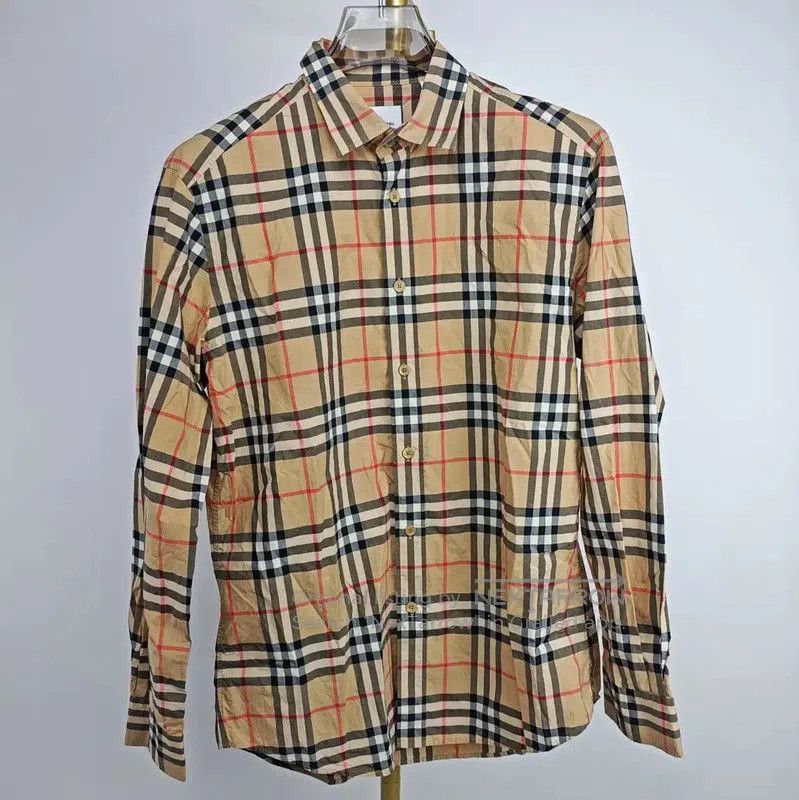 Burberry Burberry Women's Khaki Cotton Shirt. Size L / US 10 / IT 46 - 1 Thumbnail