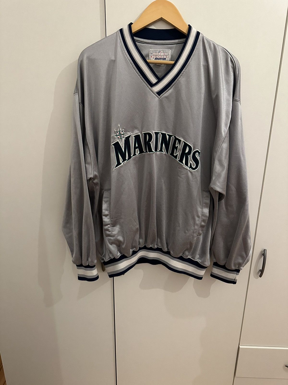 Starter starter jacke Seattle Mariners Size L jacket Schlupfjacke Size US L / EU 52-54 / 3 - 1 Thumbnail