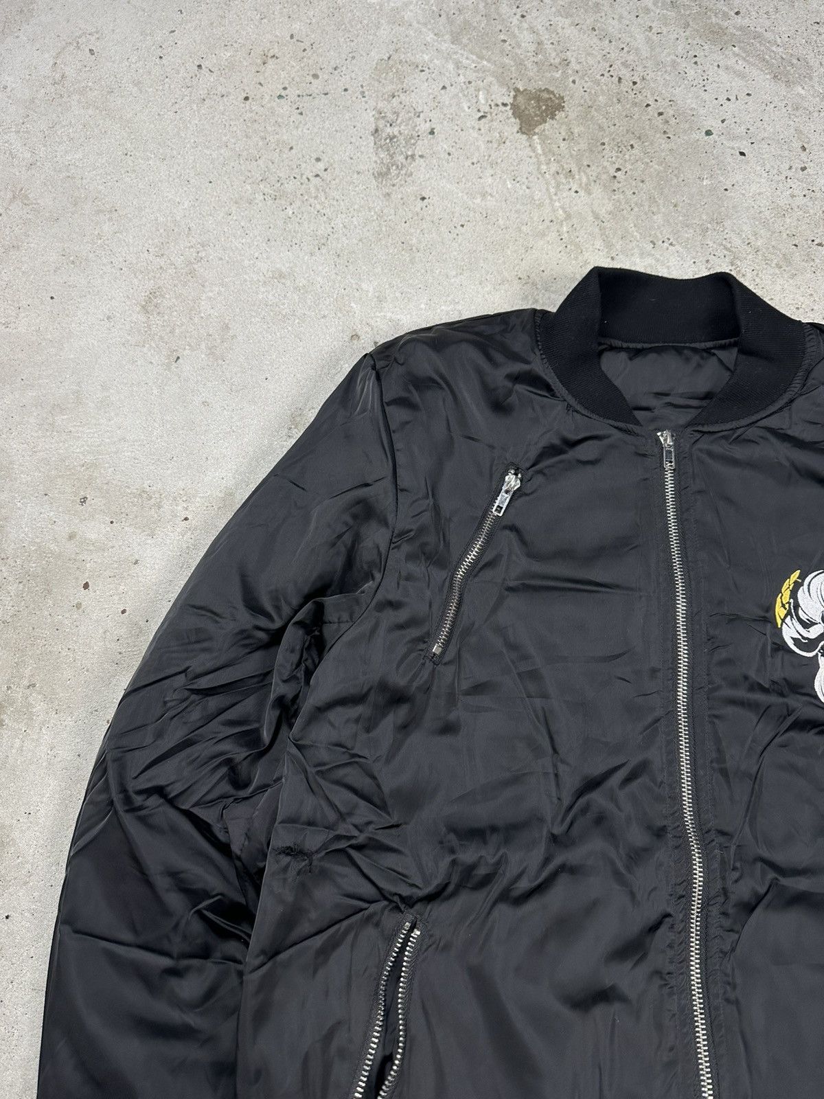 Japanese Brand × The Game × Vintage Vintage Y2K Fantasy Westward Journey Promo Black Bomber Size US L / EU 52-54 / 3 - 5 Thumbnail