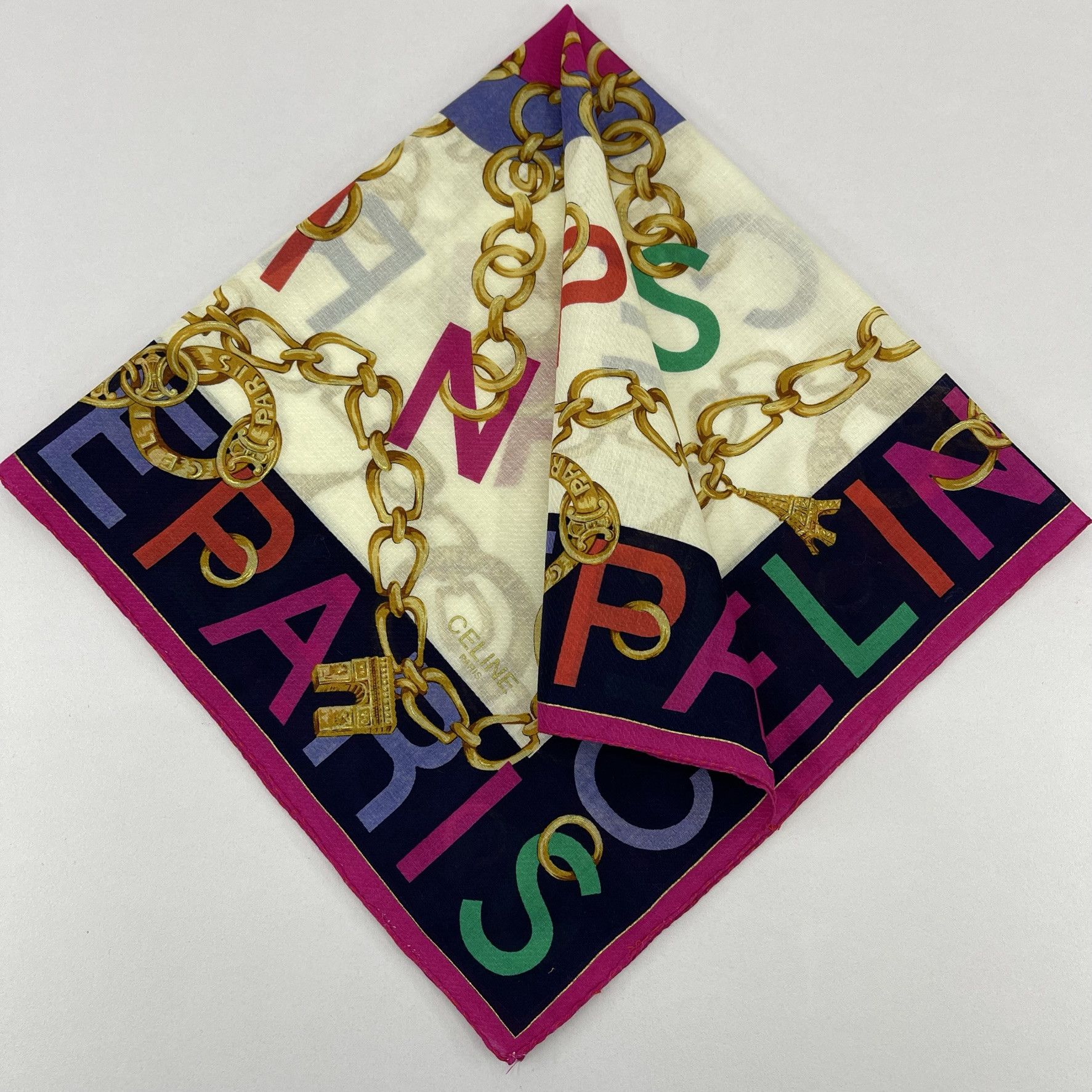 Celine Celine Paris Handkerchief / Neckerchief / Bandana - 4149 Size ONE SIZE - 1 Thumbnail