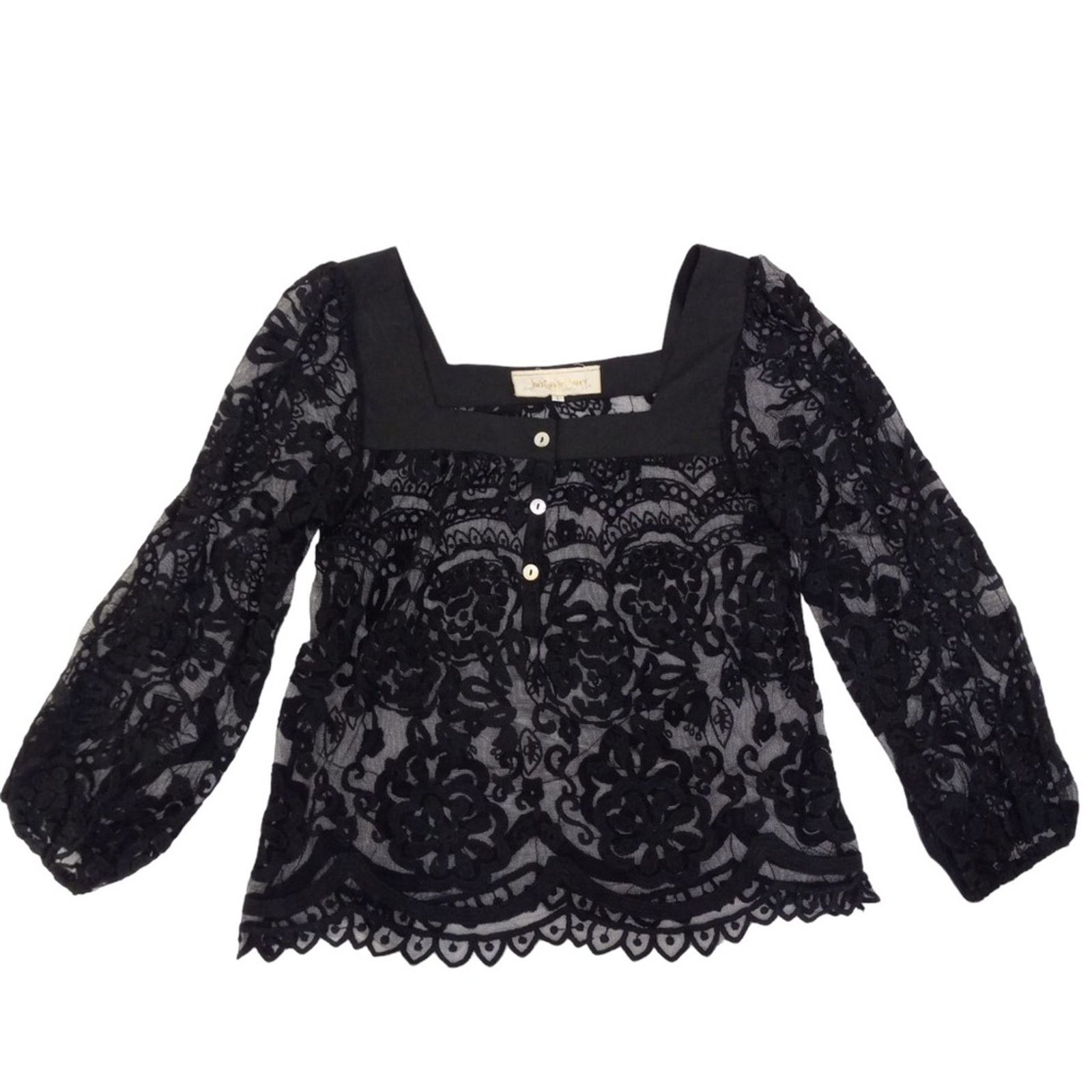 Other Jen's Pirate Booty Women's Lace Top Size Large Size L / US 10 / IT 46 - 1 Thumbnail