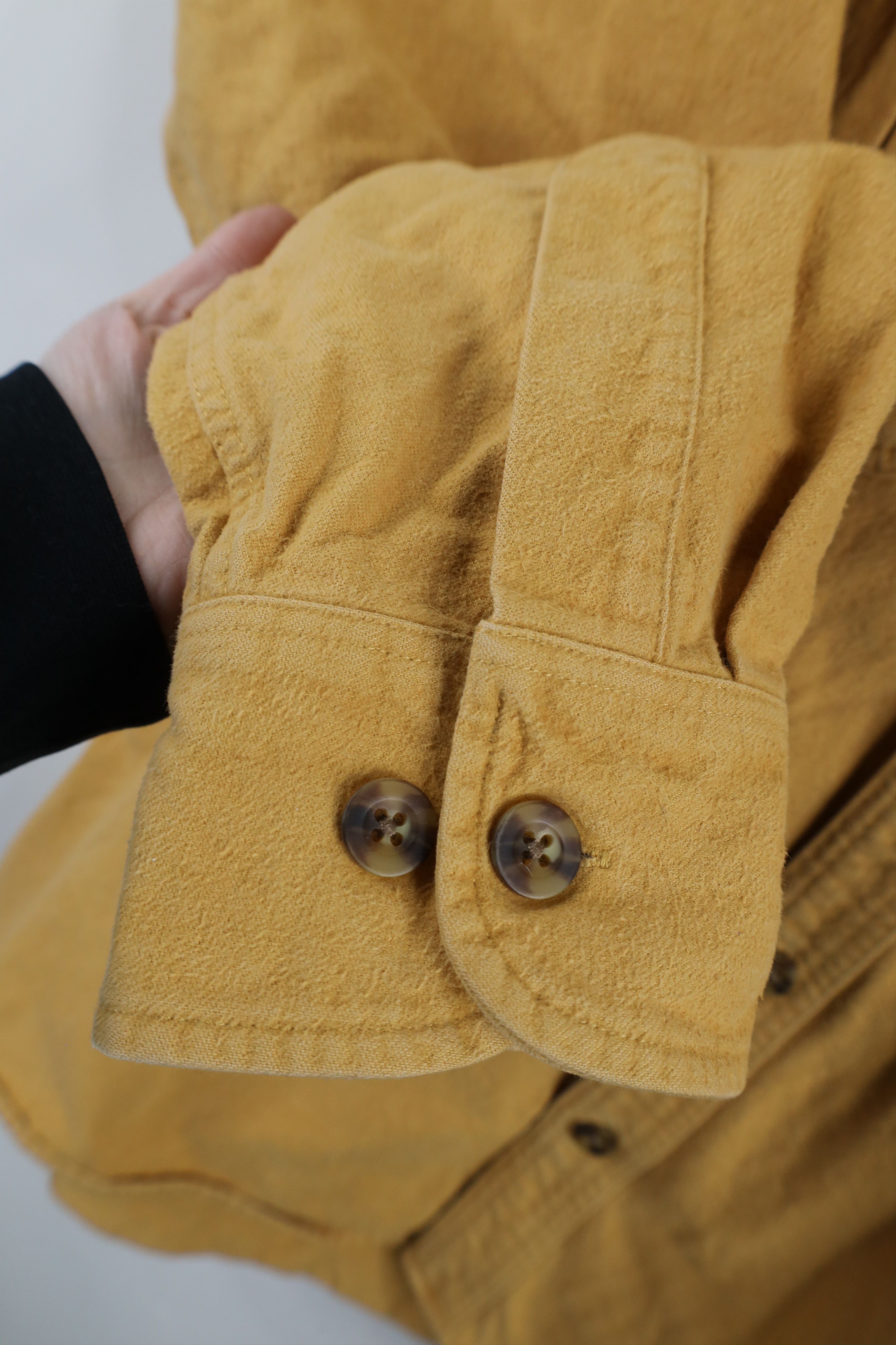 Cabelas × Vintage Vintage 90s Cabelas Soft Heavy Chamois Cloth Button Shirt Size US XL / EU 56 / 4 - 4 Thumbnail