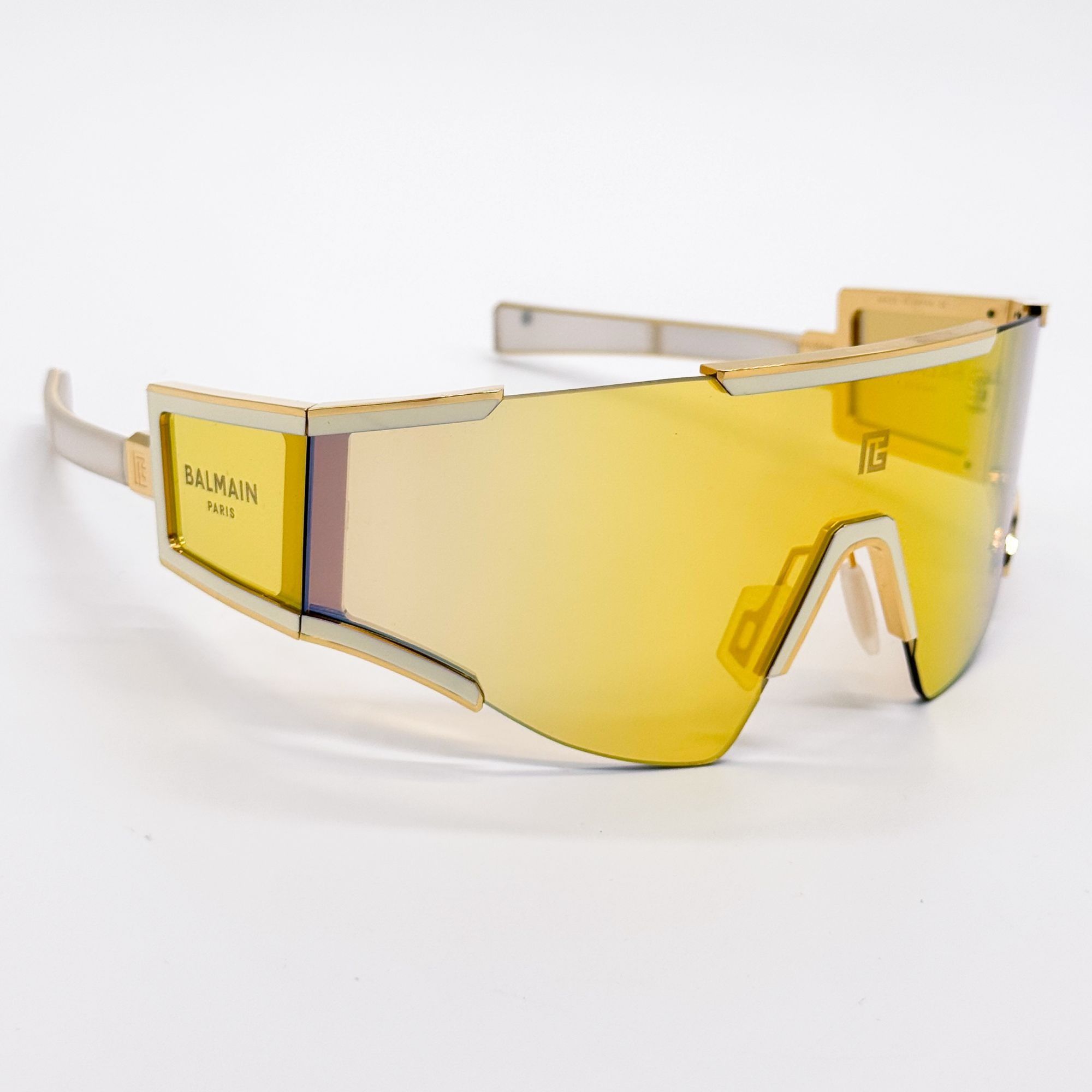 Balmain NEW BALMAIN SUNGLASSES BPS-138B GOLD UNISEX EYEWEAR BALMAIN Size ONE SIZE - 7 Thumbnail
