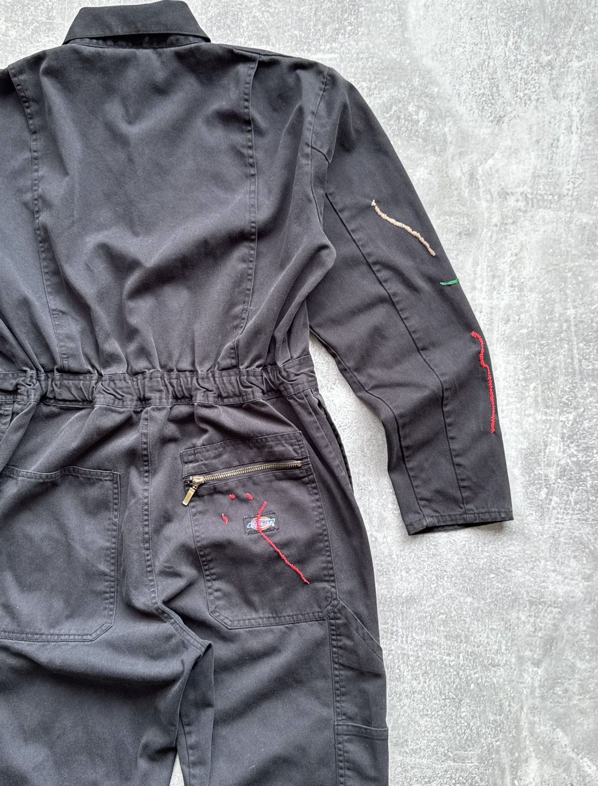 Dickies Hand Made Fake Embroidered Stains Overalls Dickies Work Wear Size US 32 / EU 48 - 8 Thumbnail