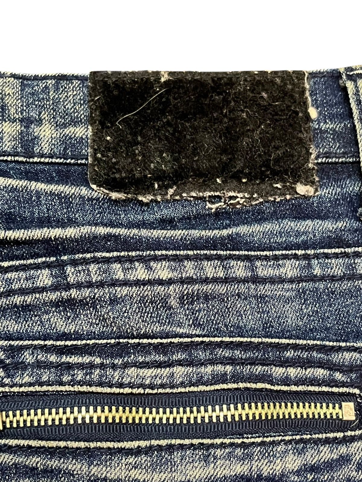 Japanese Brand Vintage Vibgyor Whiskers Denim Size US 31 - 9 Thumbnail