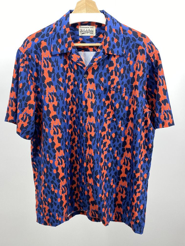 Wacko Maria Leopard Print Camp Collar | Grailed