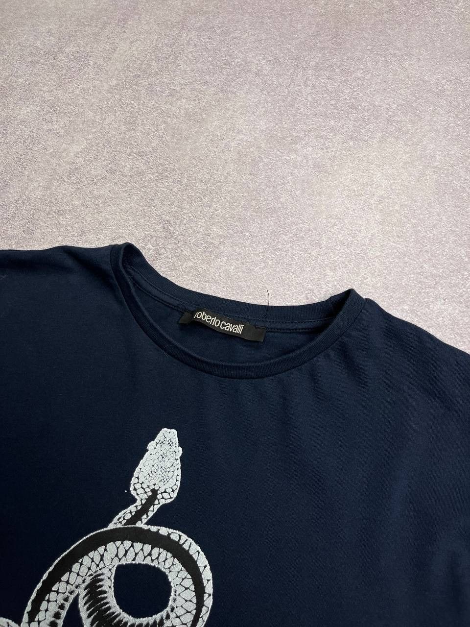 Roberto Cavalli × Vintage Vintage Roberto Cavalli Snake T-shirt Y2K XL Size US XL / EU 56 / 4 - 4 Thumbnail