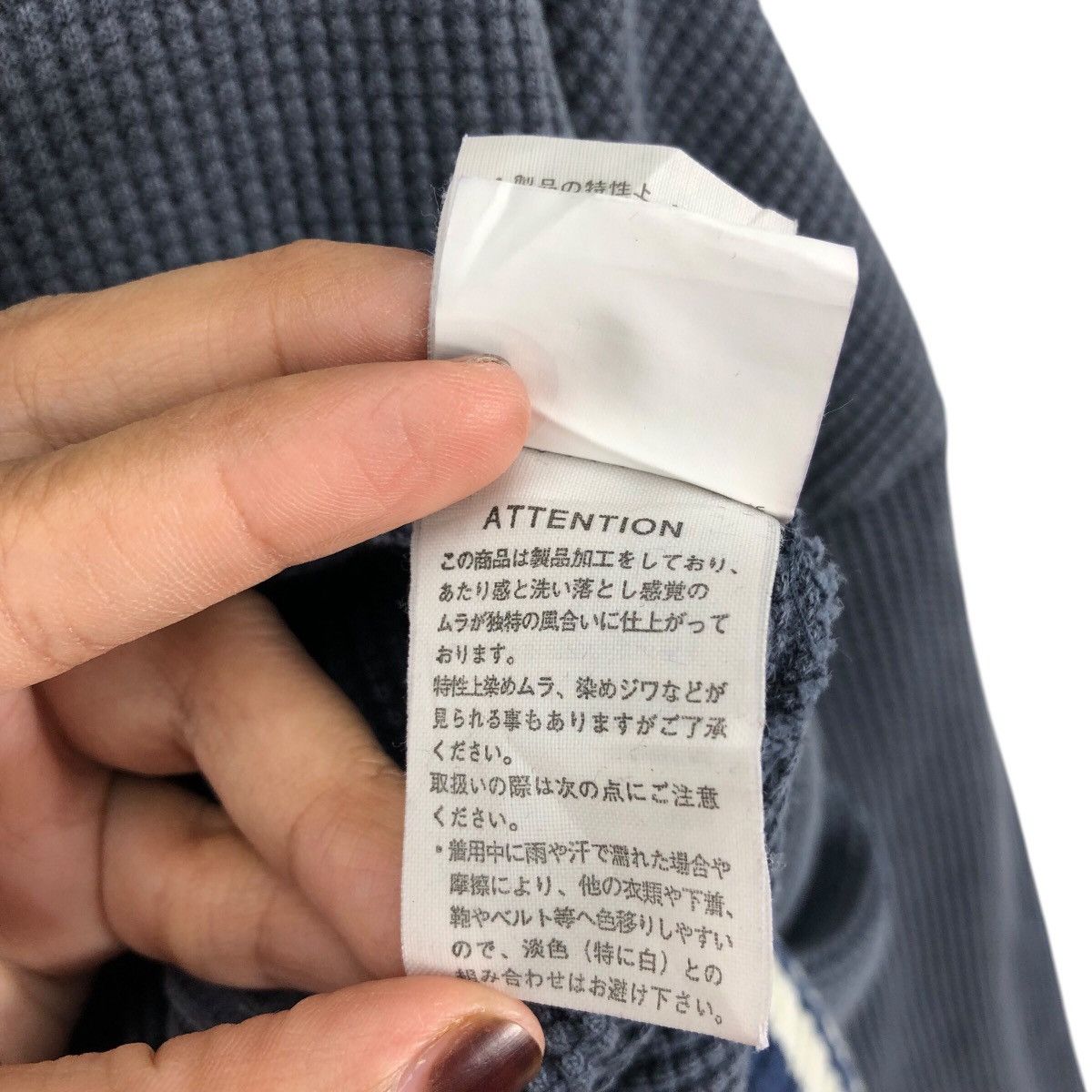 Indigo Japanese Brand RNA INDIGO Faded Yell 40 Hoodie Pullover Size US M / EU 48-50 / 2 - 9 Thumbnail