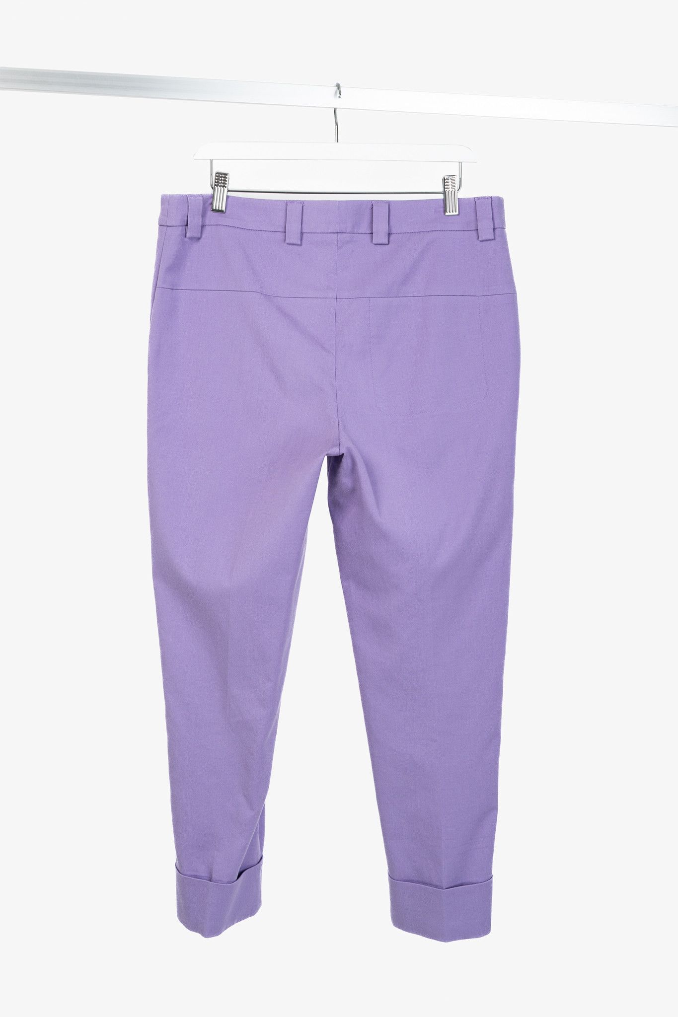 Akris Akris Maxima Cotton & Silk Cropped Straight-Leg Pants Size 32" / US 10 / IT 46 - 2 Thumbnail