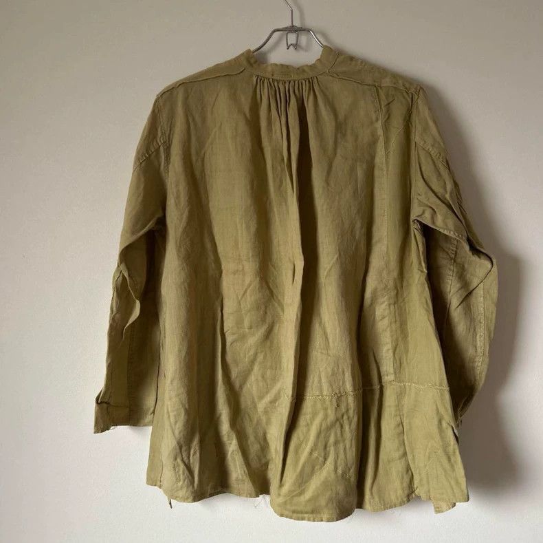 Kapital Kapital Lacing linen boro stitching blouse Size S / US 4 / IT 40 - 2 Thumbnail
