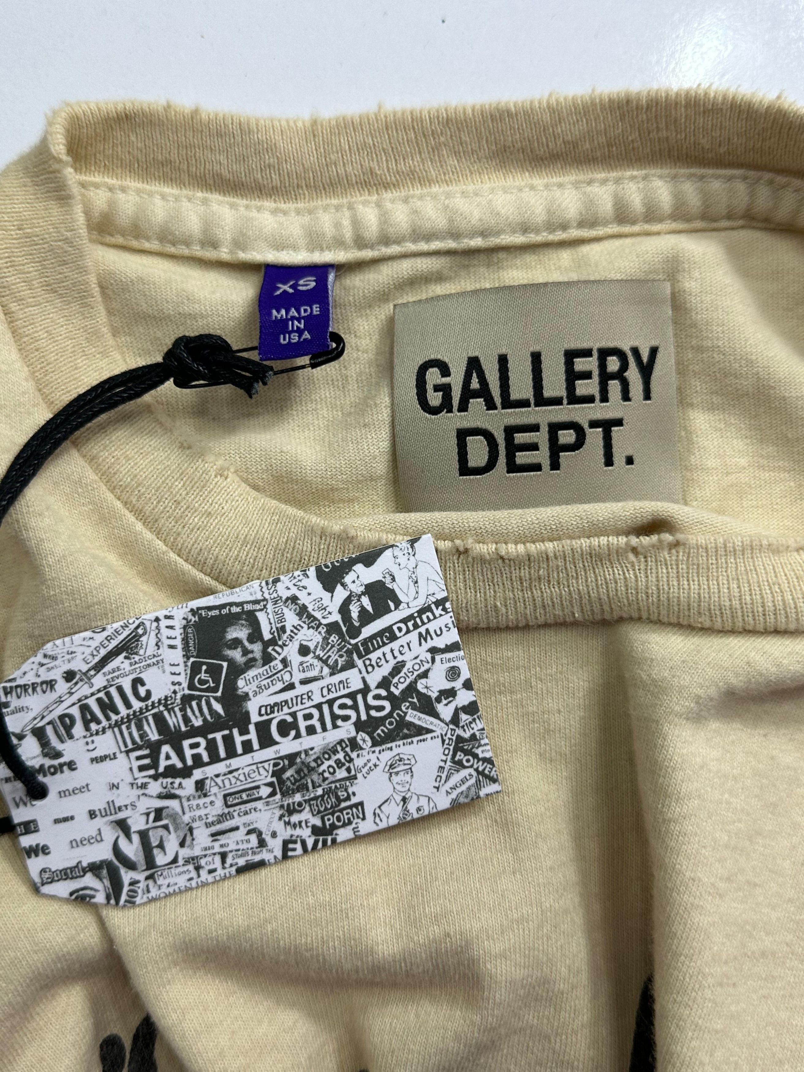 Gallery Dept. CC000013 Gallery Dept T-Shirt in Beige Size US XS / EU 42 / 0 - 5 Thumbnail