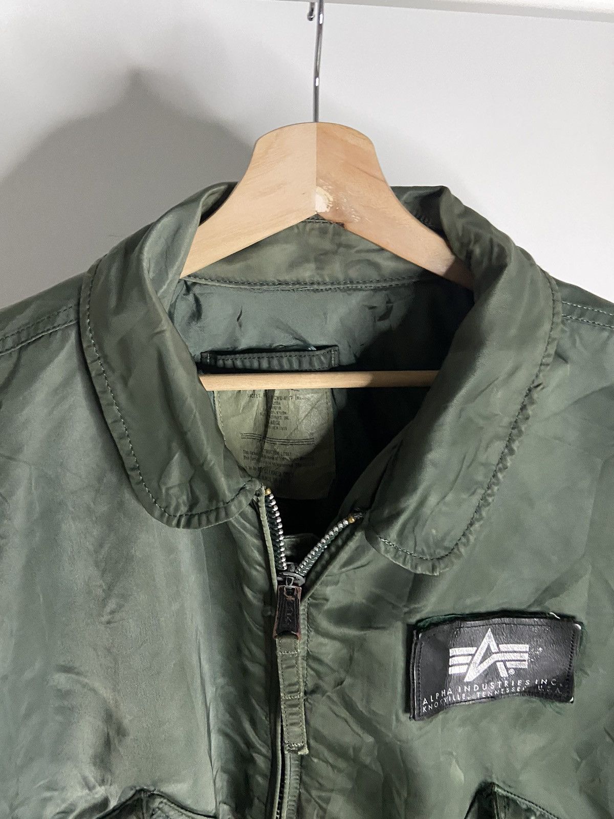 Alpha Industries × Vintage VINTAGE ALPHA INDUSTRIES JACKET 😊❤️ Size US XL / EU 56 / 4 - 4 Thumbnail