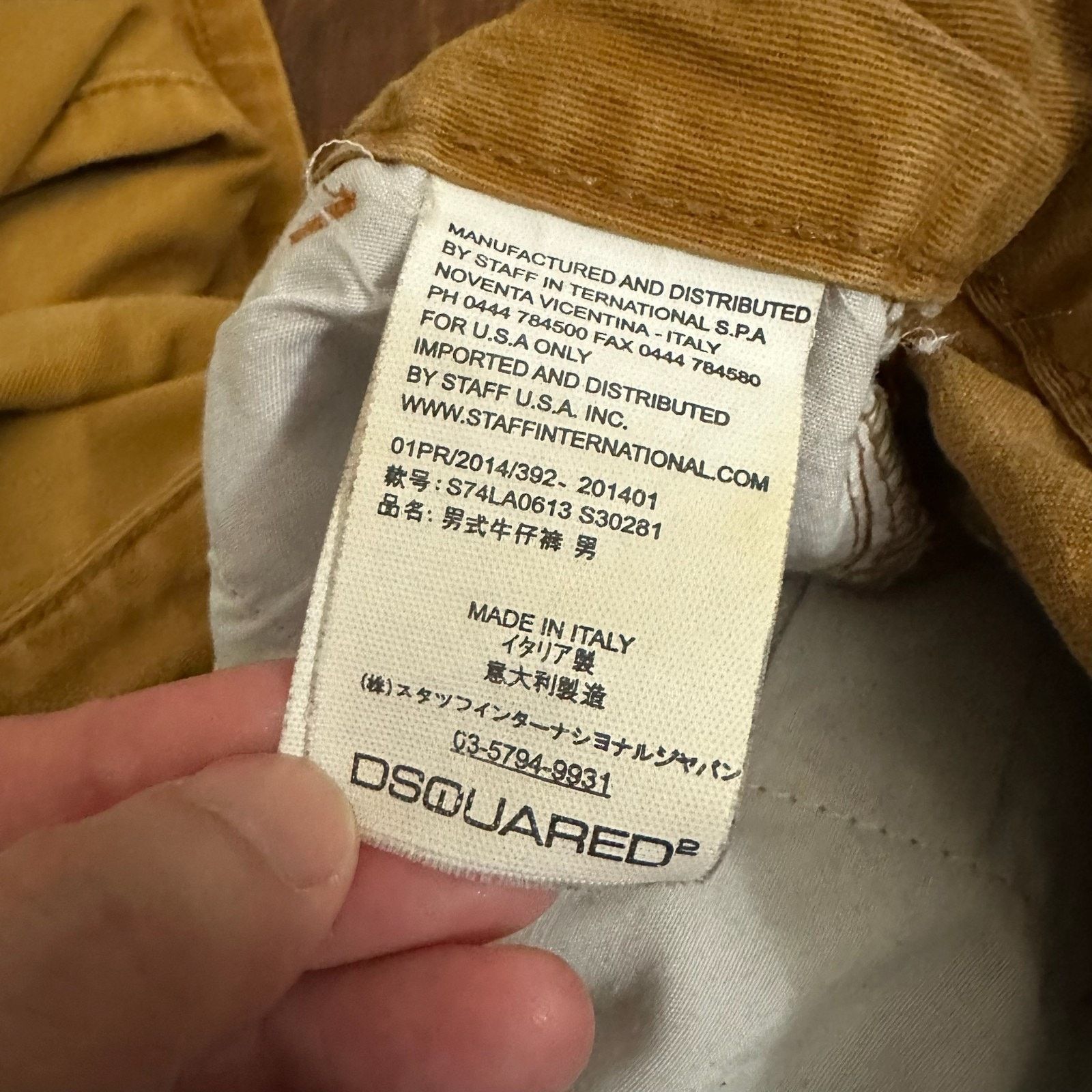 Dsquared2 DSQUARED2 Chino Pants Slim Fit Straight Leg Low Rise Preppy Size US 31 - 9 Thumbnail
