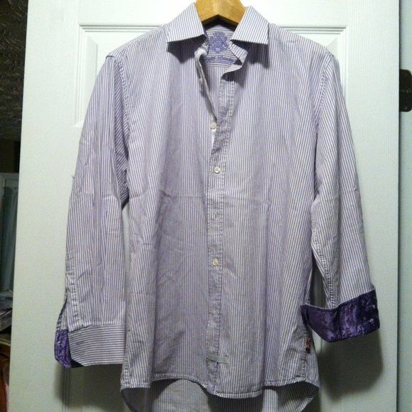 English Laundry ENGLISH LAUNDRY MEN'S 100%COTTON CASUAL SHIRT 16.5/32-33 Size US L / EU 52-54 / 3 - 7 Thumbnail