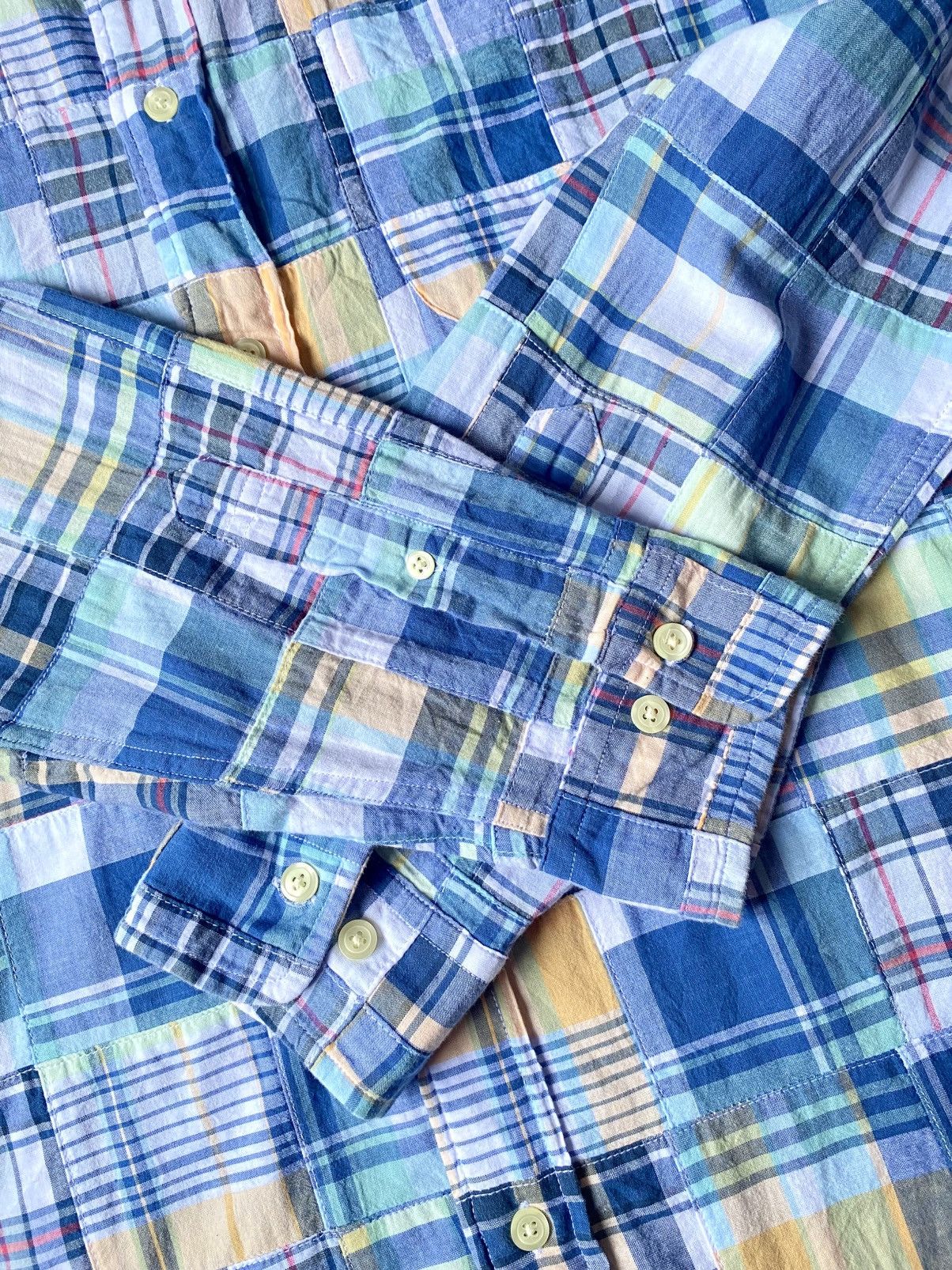 Brooks Brothers × Designer Brooks brother patchwork shirt button up Size US L / EU 52-54 / 3 - 5 Thumbnail