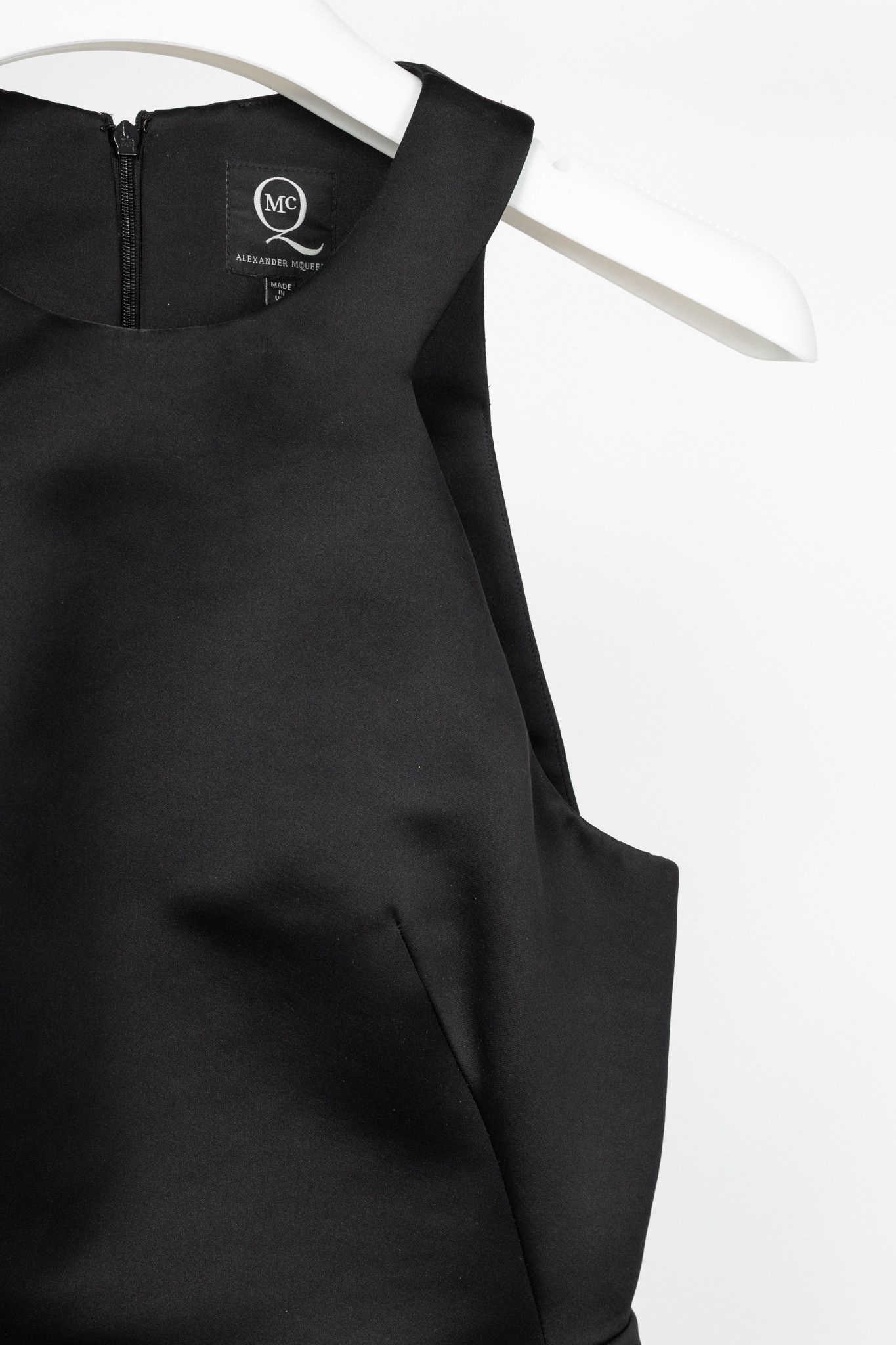 MCQ McQ by Alexander McQueen PF14 Duchess Satin Ruffle Dress Size M / US 6-8 / IT 42-44 - 5 Thumbnail