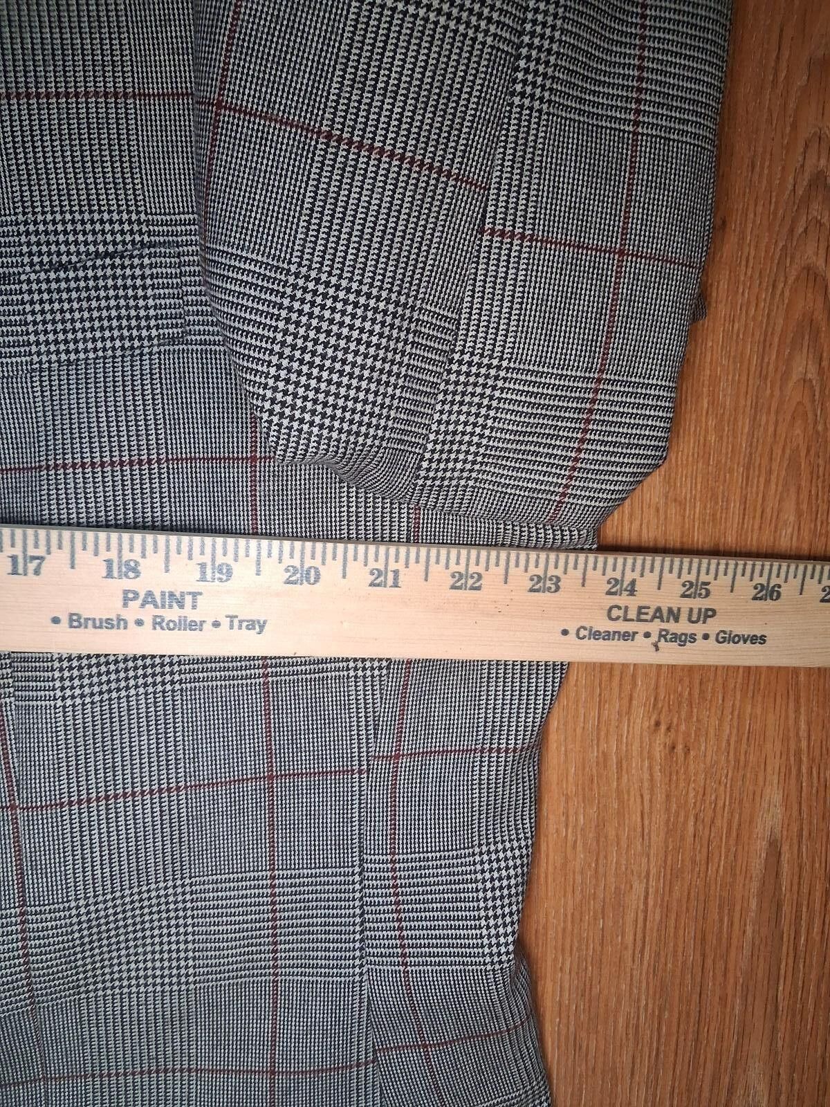 Polo Ralph Lauren Ralph Lauren Sport Coat Mens 46R Gray Glen Plaid Wool Size 46R - 11 Thumbnail