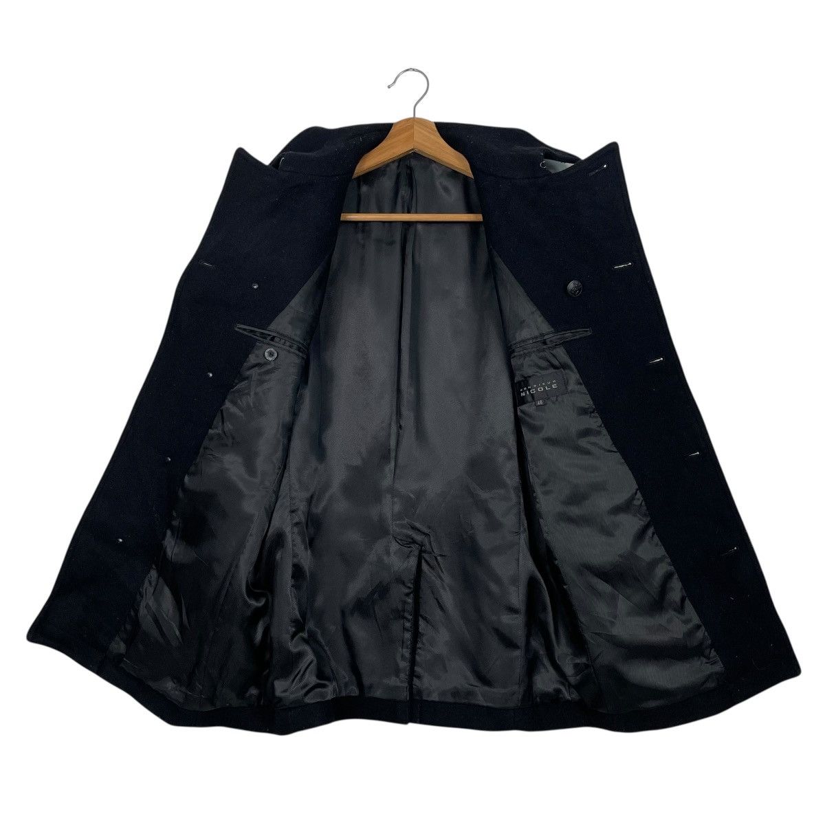 Nicole Club Nicole Monsieur Wool Black Jacket Size US S / EU 44-46 / 1 - 11 Thumbnail