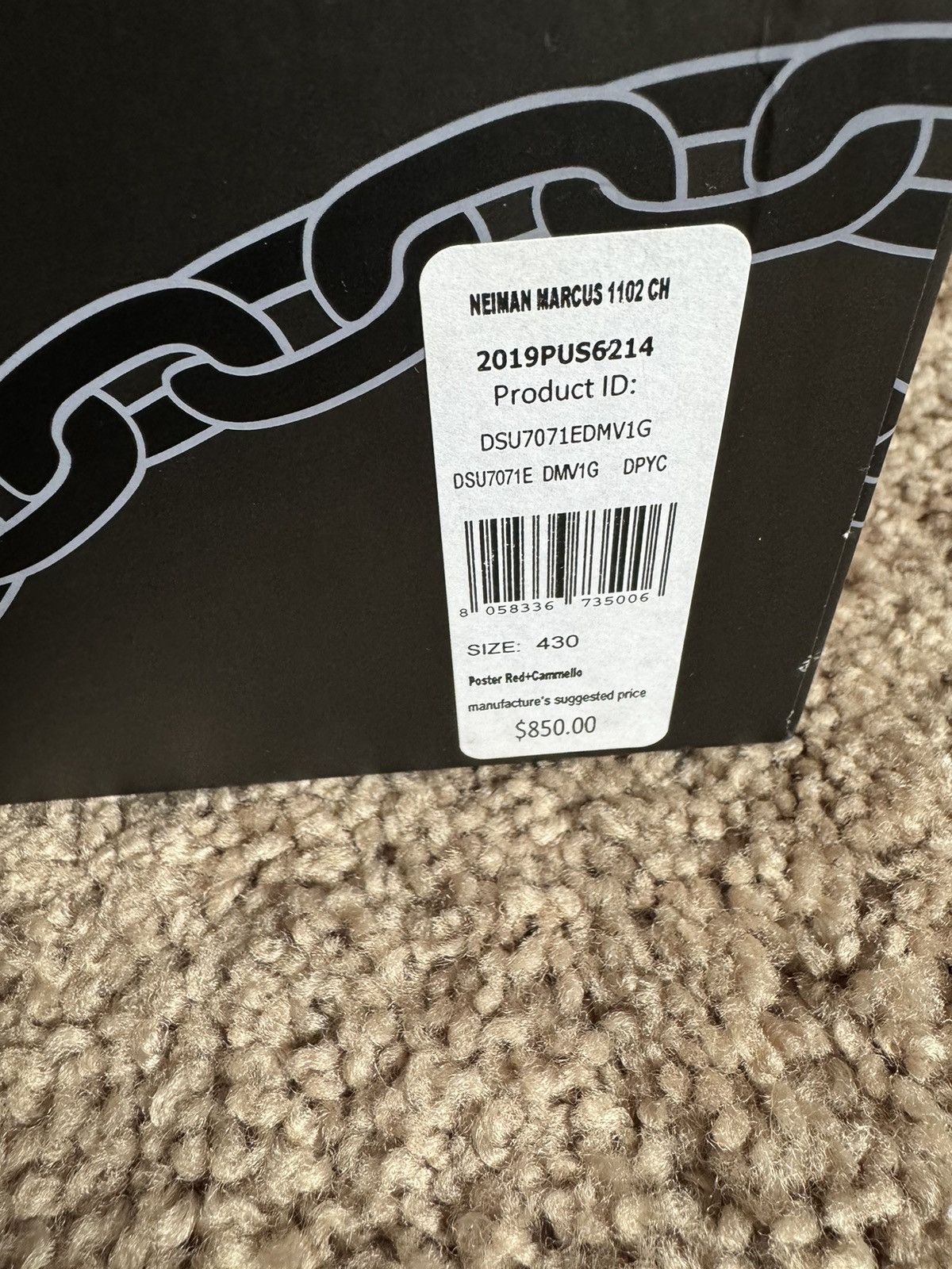 Versace Versace Chain Reaction ‘Red Leopard Print’ Size US 10 / EU 43 - 11 Thumbnail
