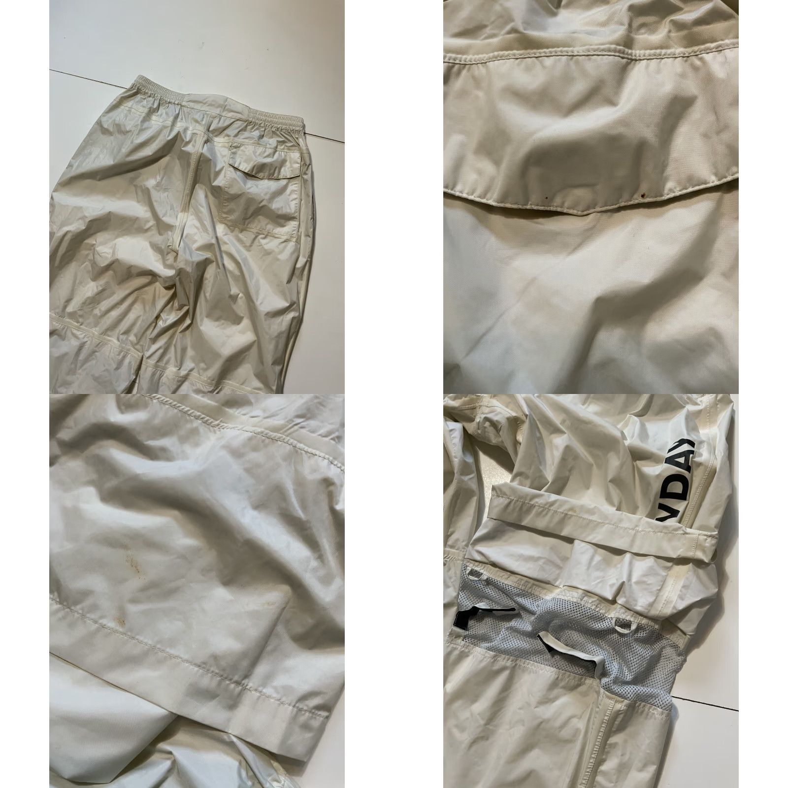 Vintage Srixon V Day Golf Windbreaker 2PC Set Rain Jacket & Pants Tracksuit LL Men White Size 42R - 11 Thumbnail