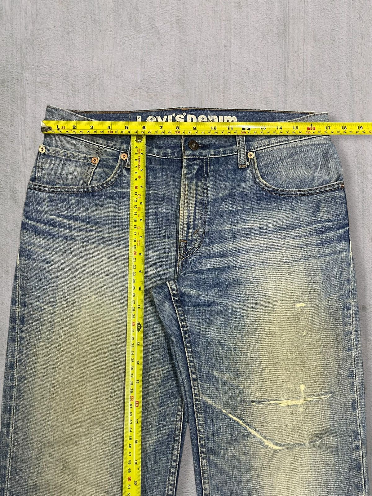 Levi's Vintage Levi’s 502 Zipped Pocket Baggy Fit Distressed Jeans Size US 34 / EU 50 - 12 Thumbnail